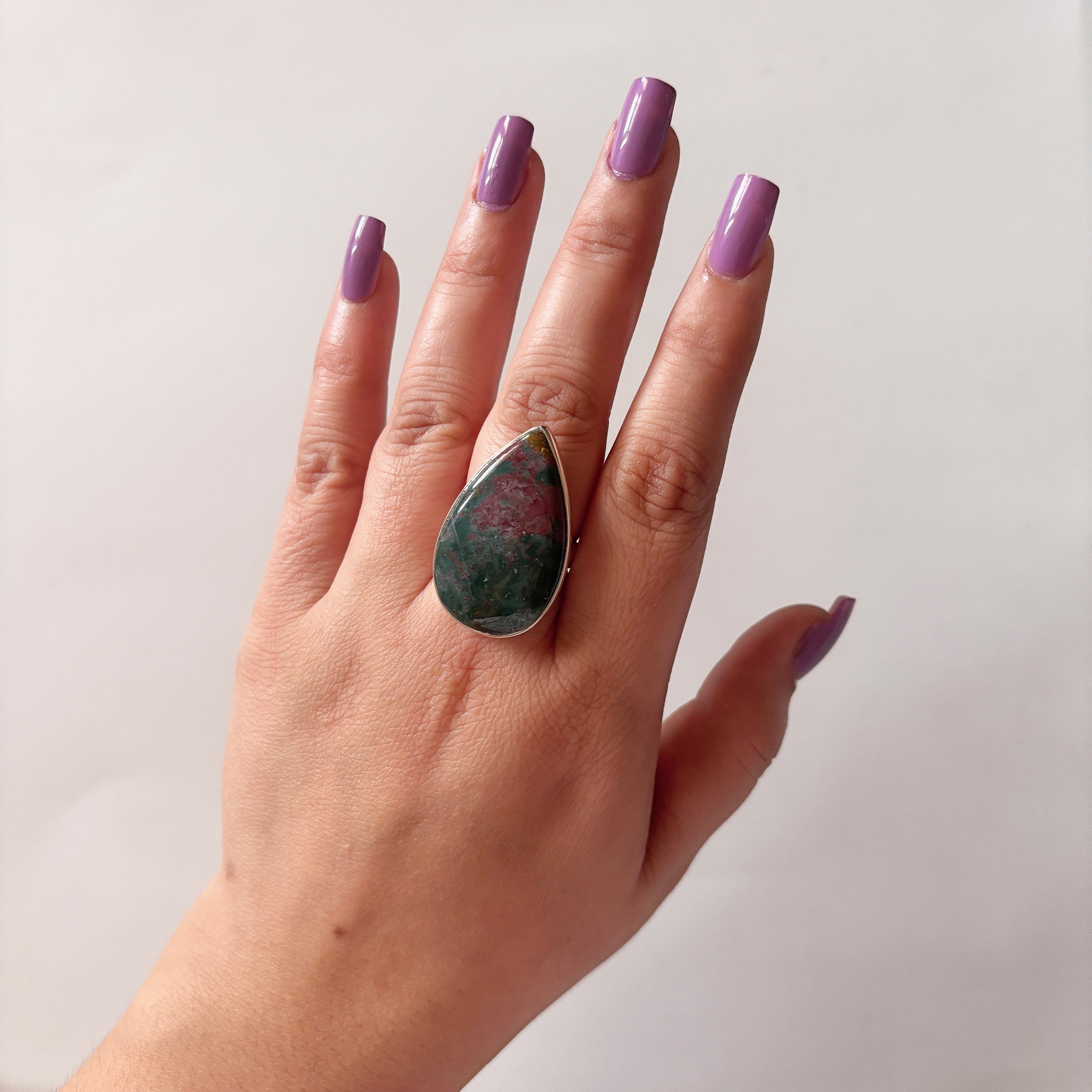 Blood Stone Ring-(BDS-2-8)