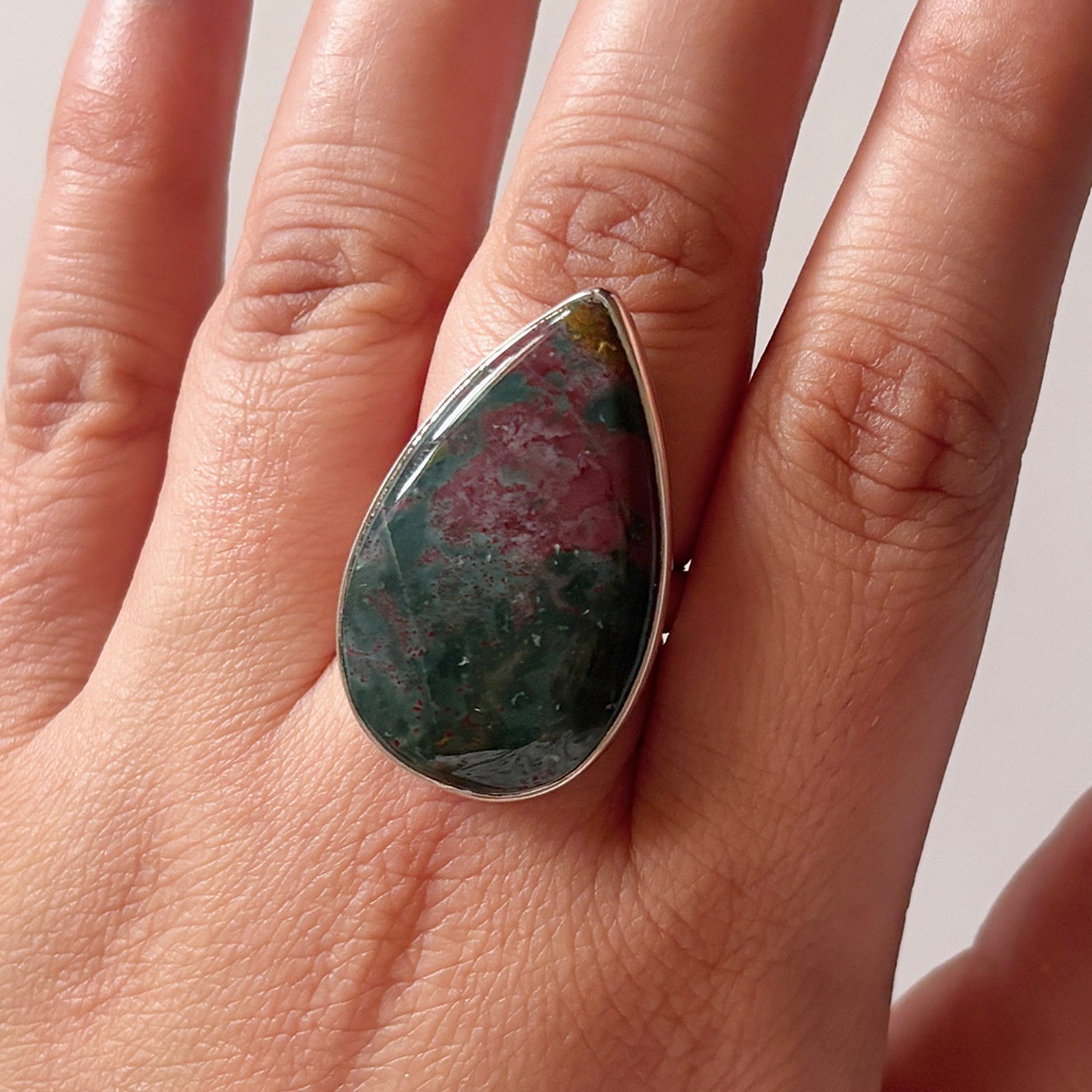 Blood Stone Ring-(BDS-2-8)