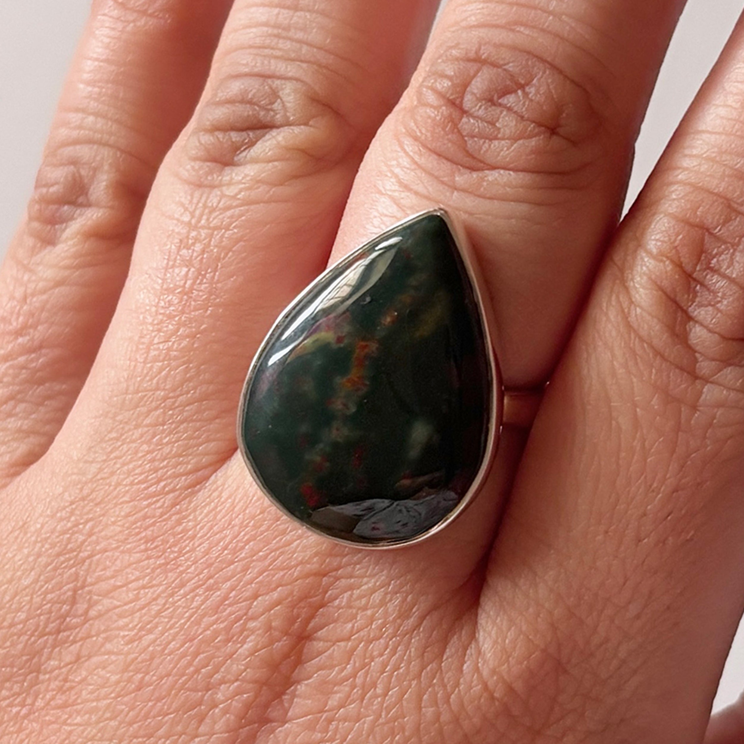 Blood Stone Ring-(BDS-2-9)