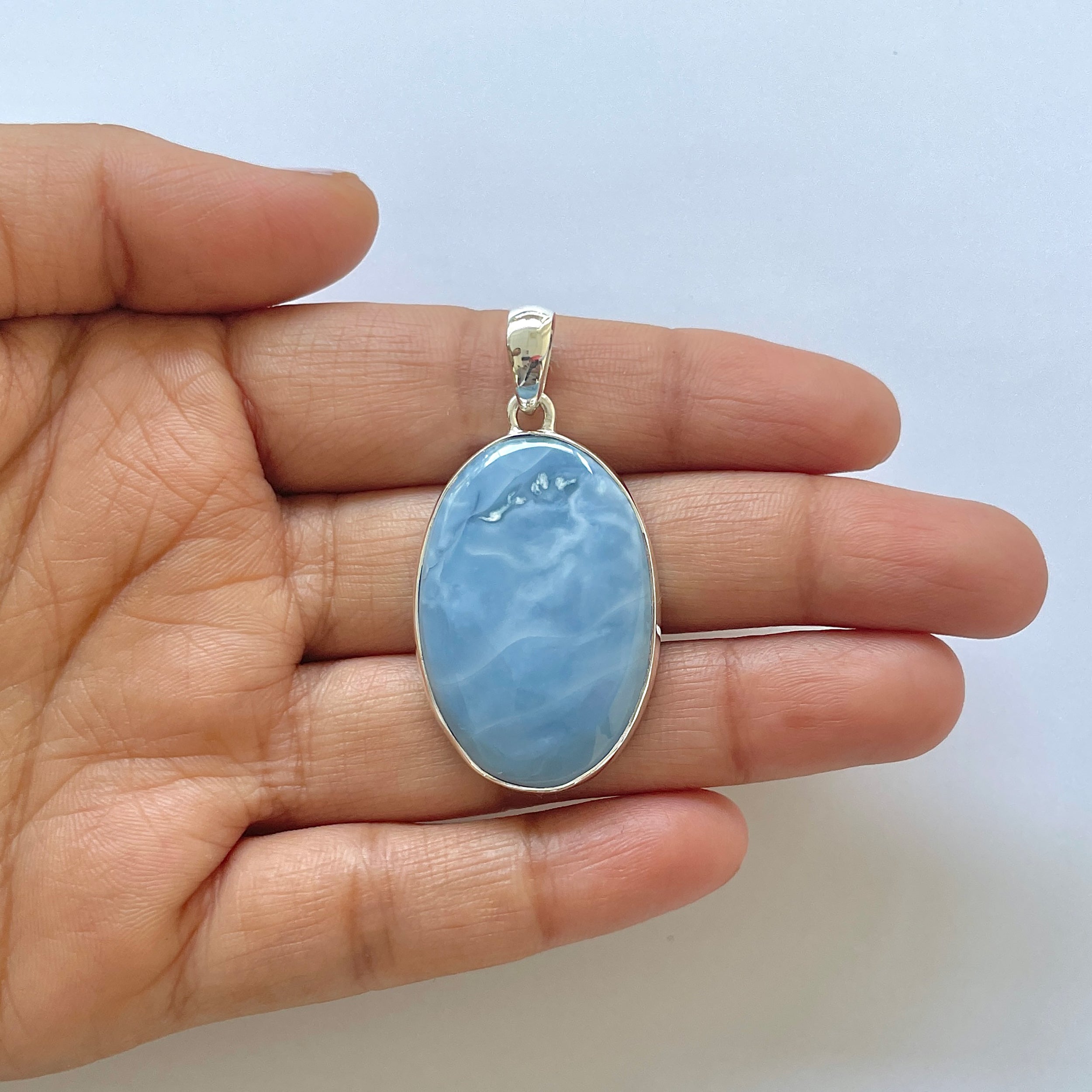 Blue Opal Pendant-(BLO-1-26)