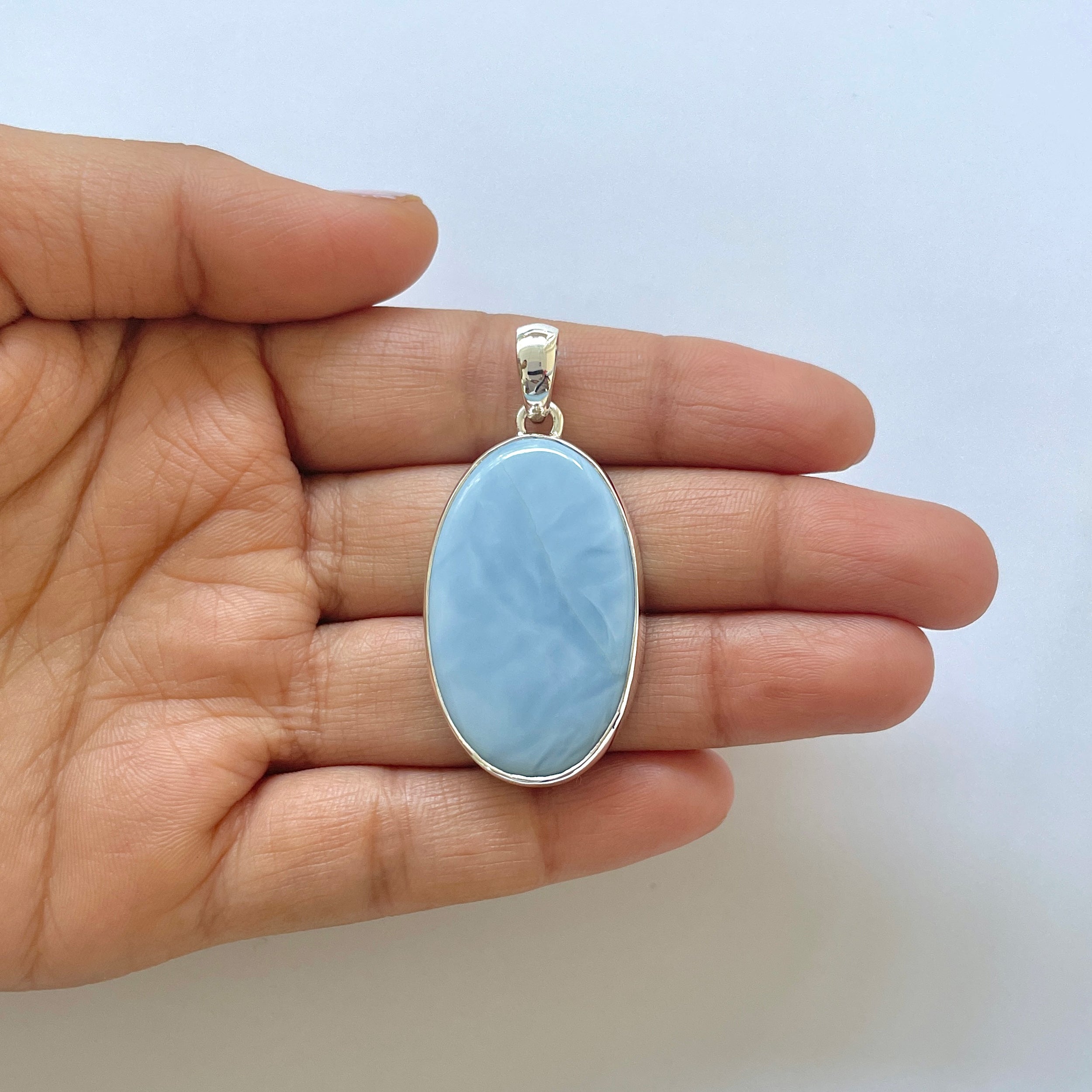Blue Opal Pendant-(BLO-1-27)