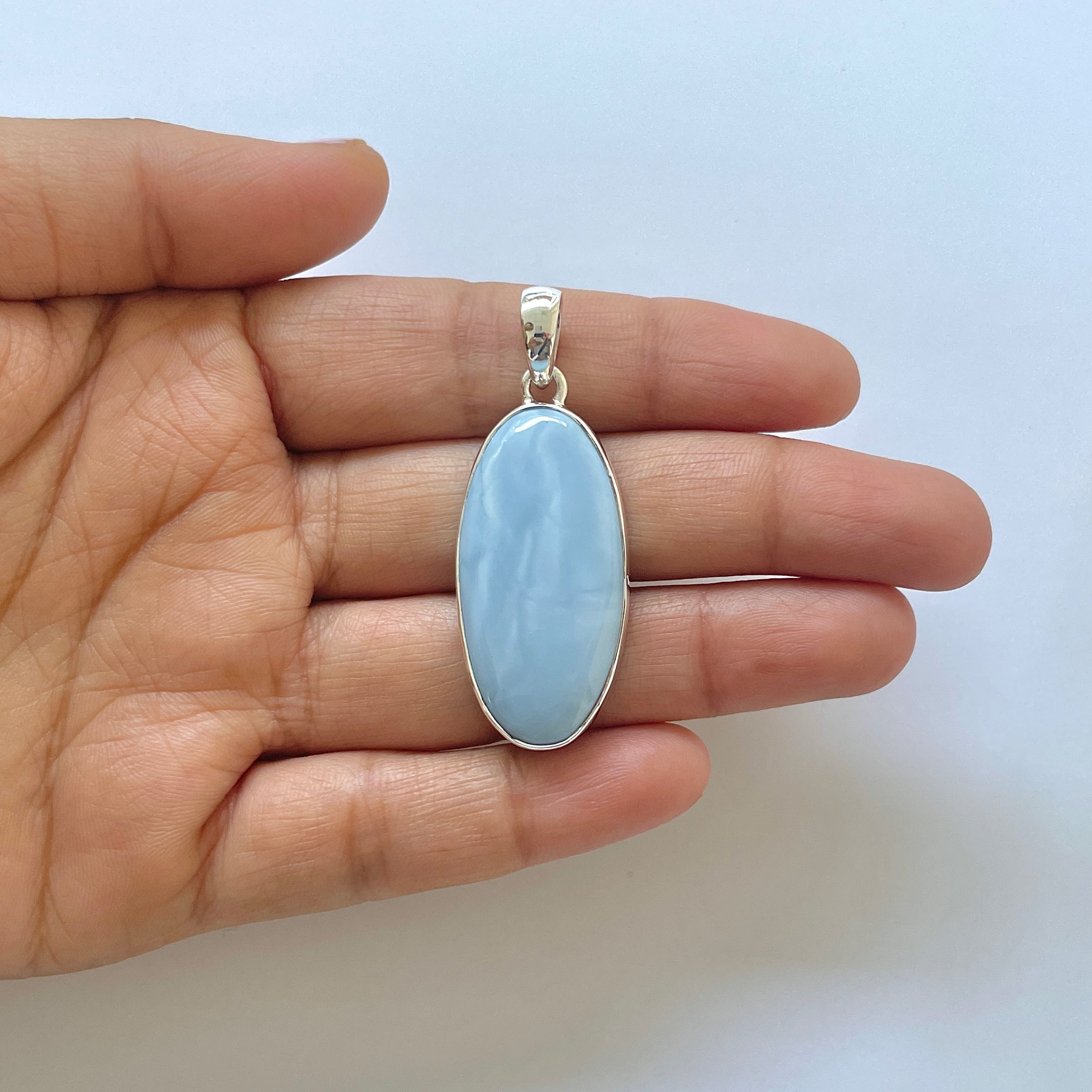 Blue Opal Pendant-(BLO-1-33)