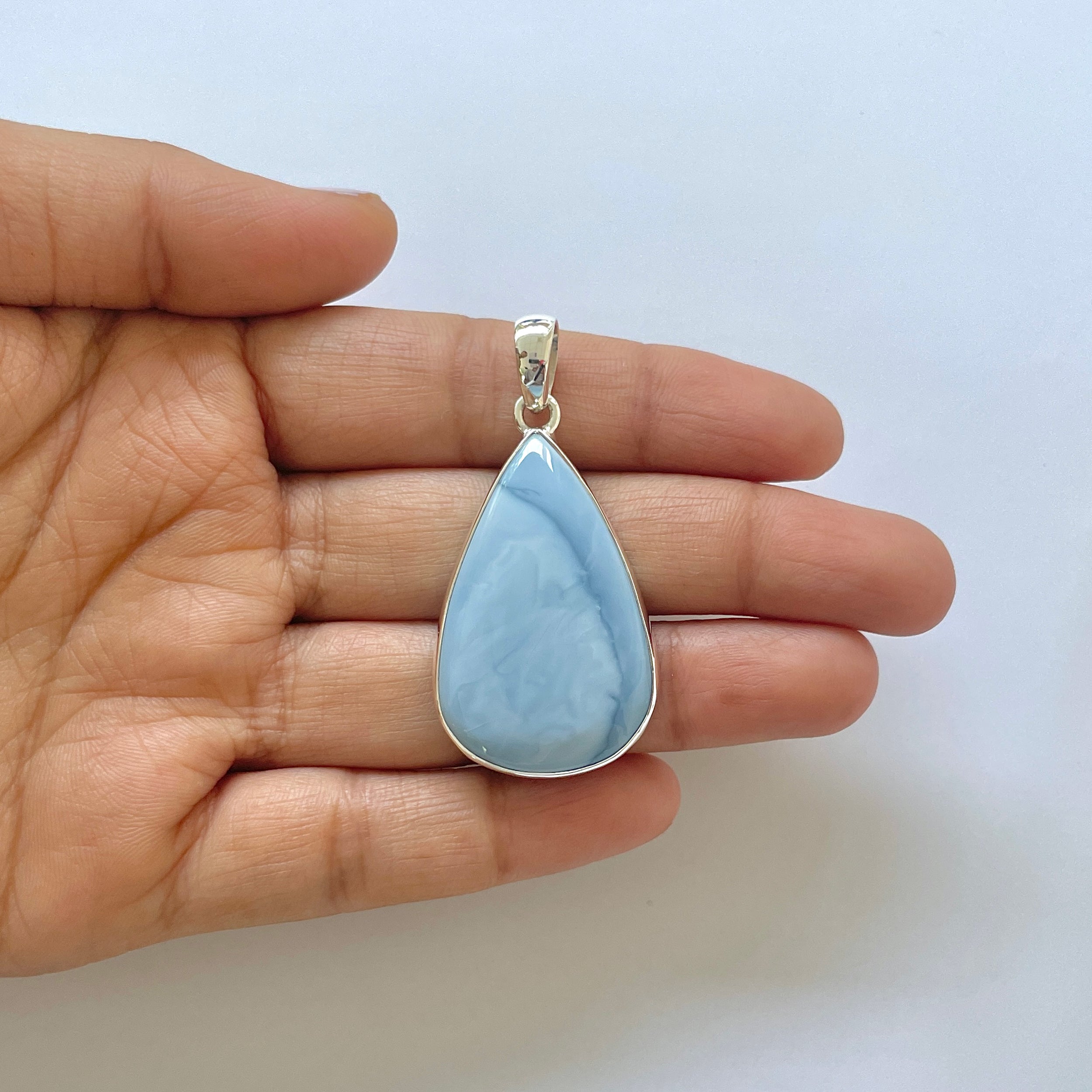 Blue Opal Pendant-(BLO-1-37)