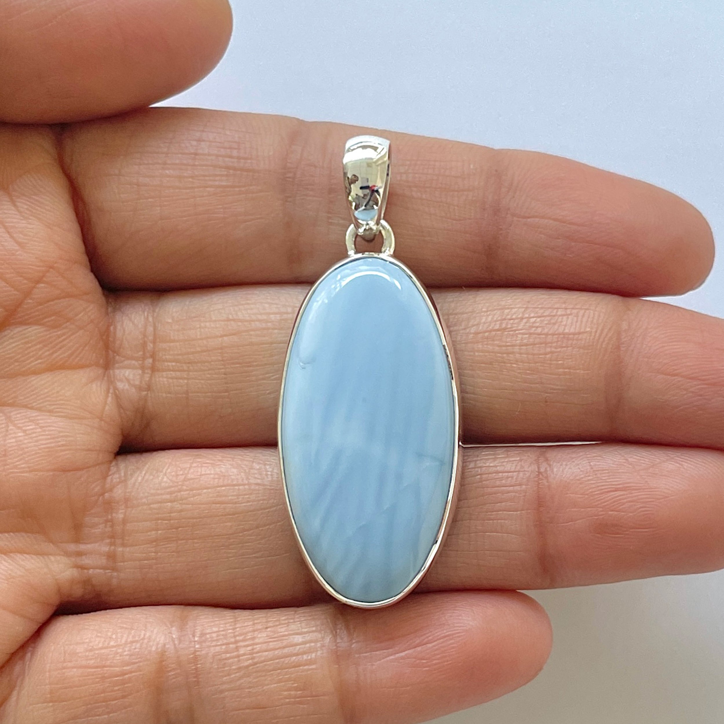 Blue Opal Pendant-(BLO-1-38)