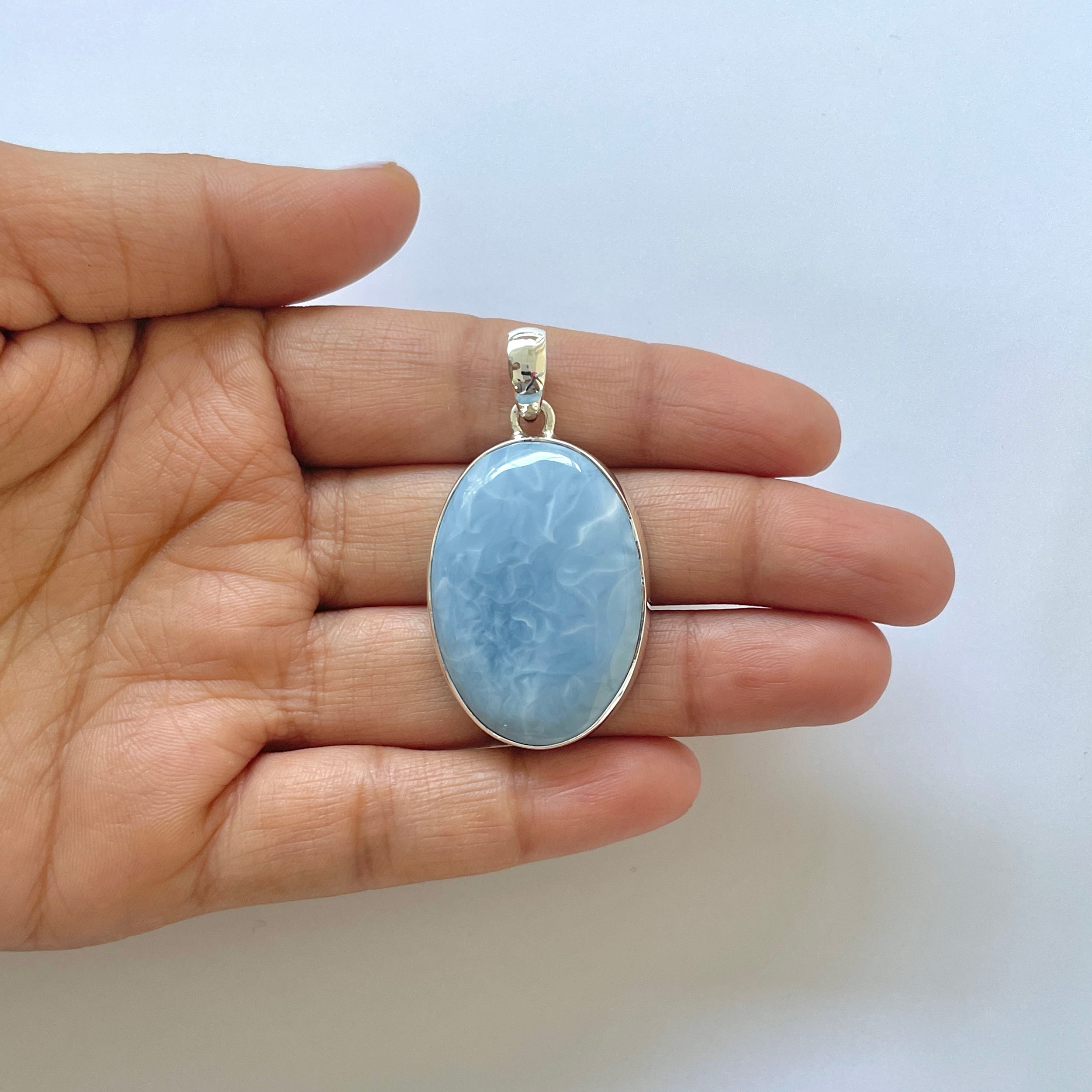 Blue Opal Pendant-(BLO-1-41)