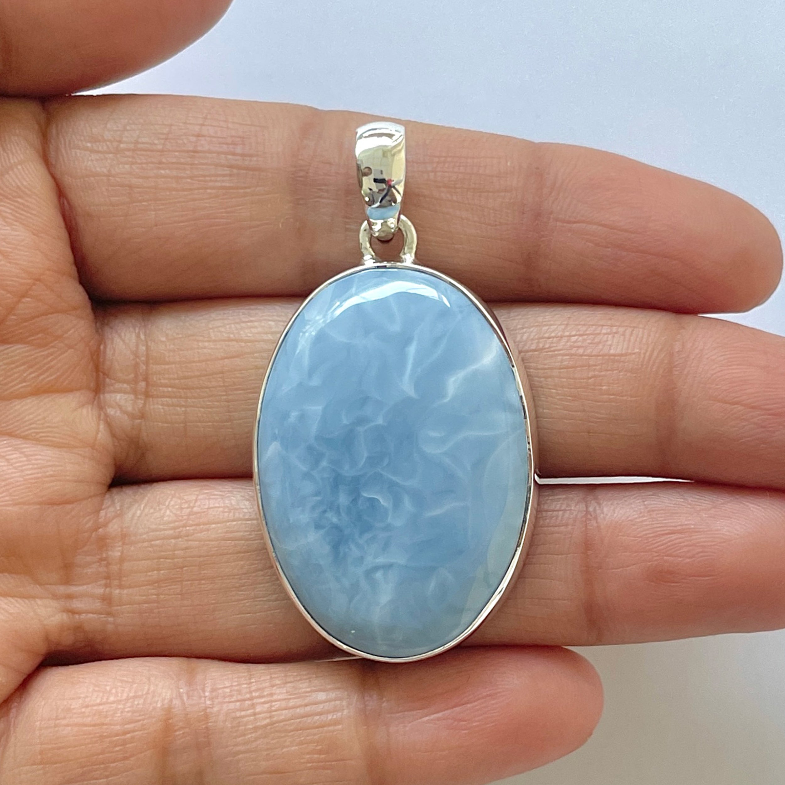 Blue Opal Pendant-(BLO-1-41)