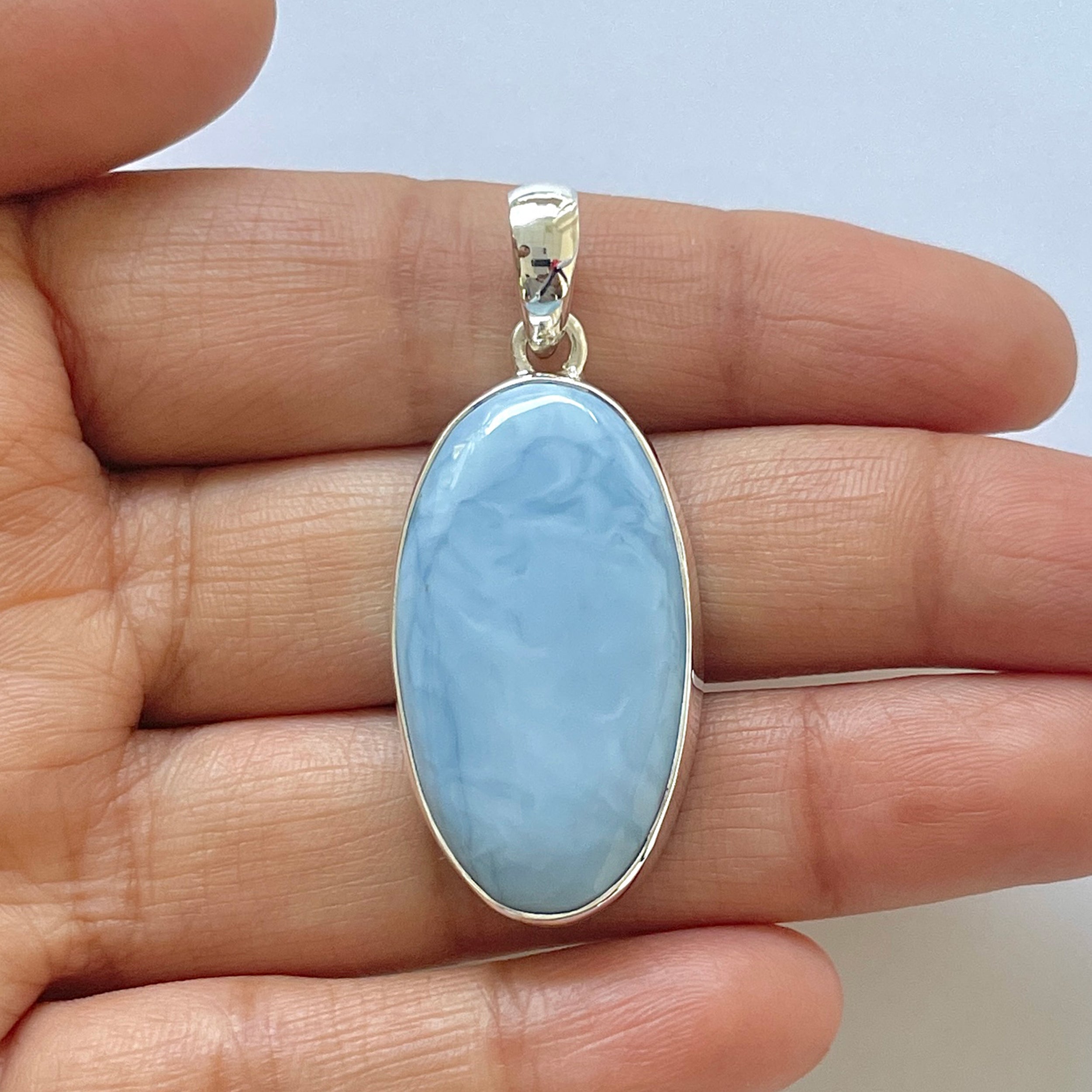 Blue Opal Pendant-(BLO-1-42)