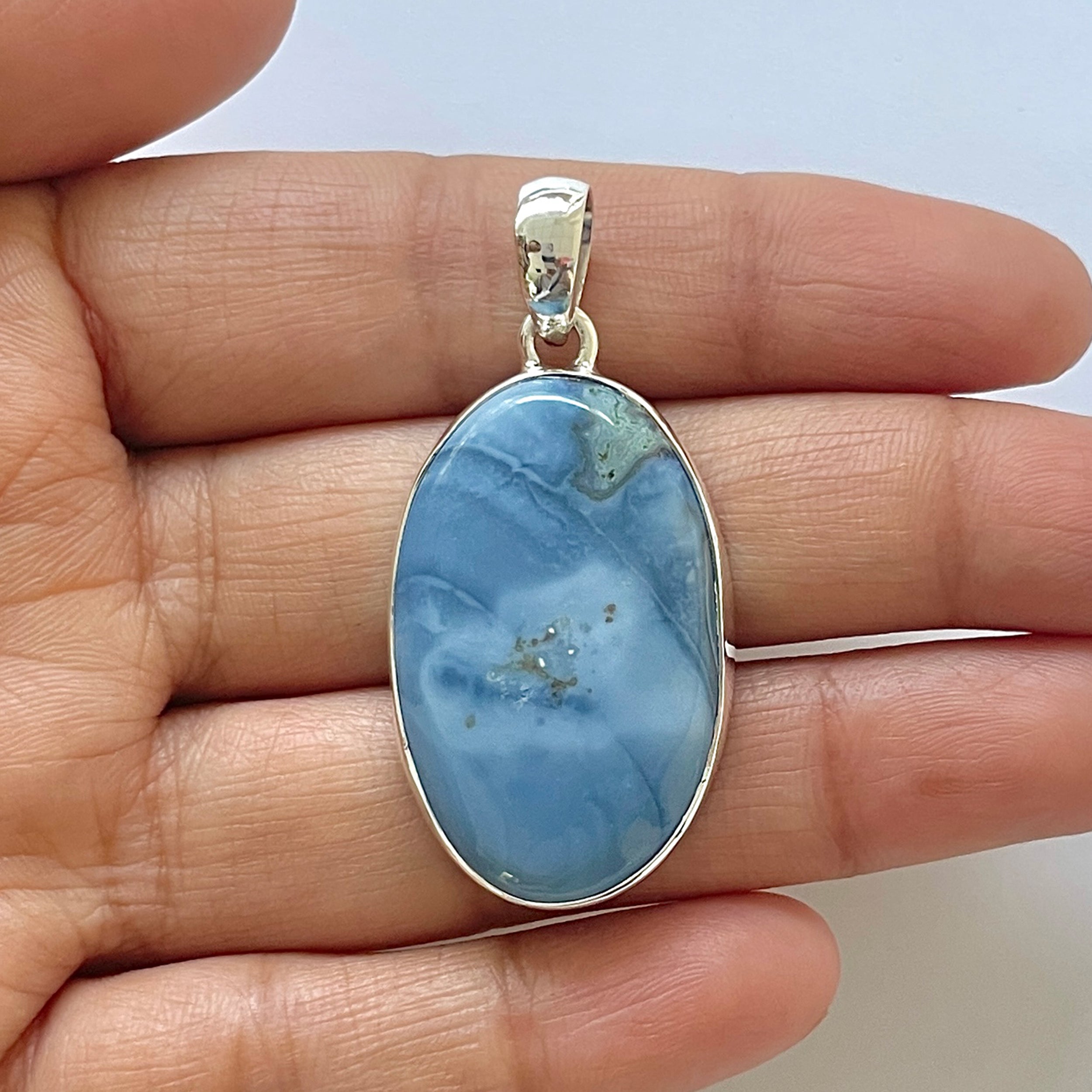 Blue Opal Pendant-(BLO-1-44)