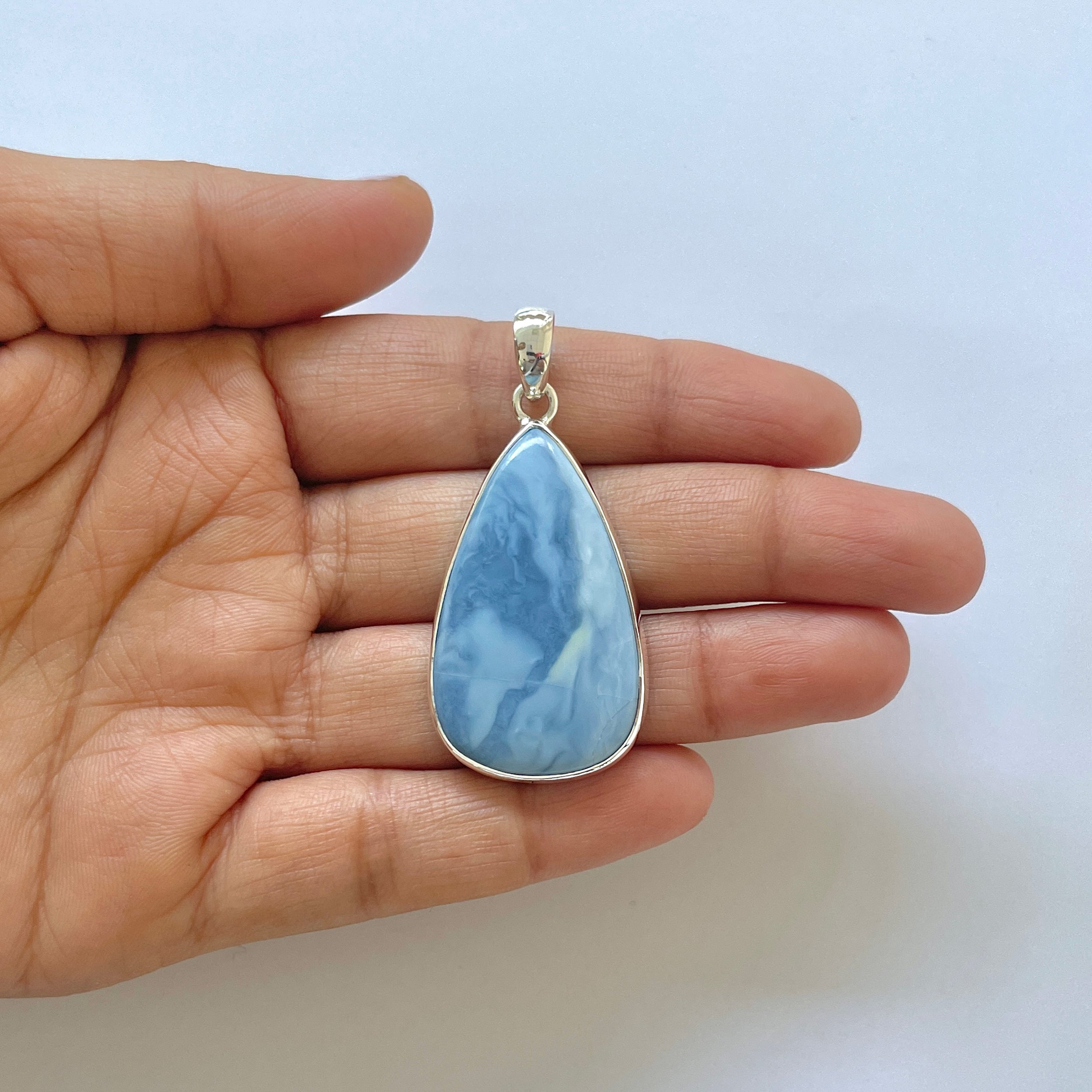 Blue Opal Pendant-(BLO-1-45)