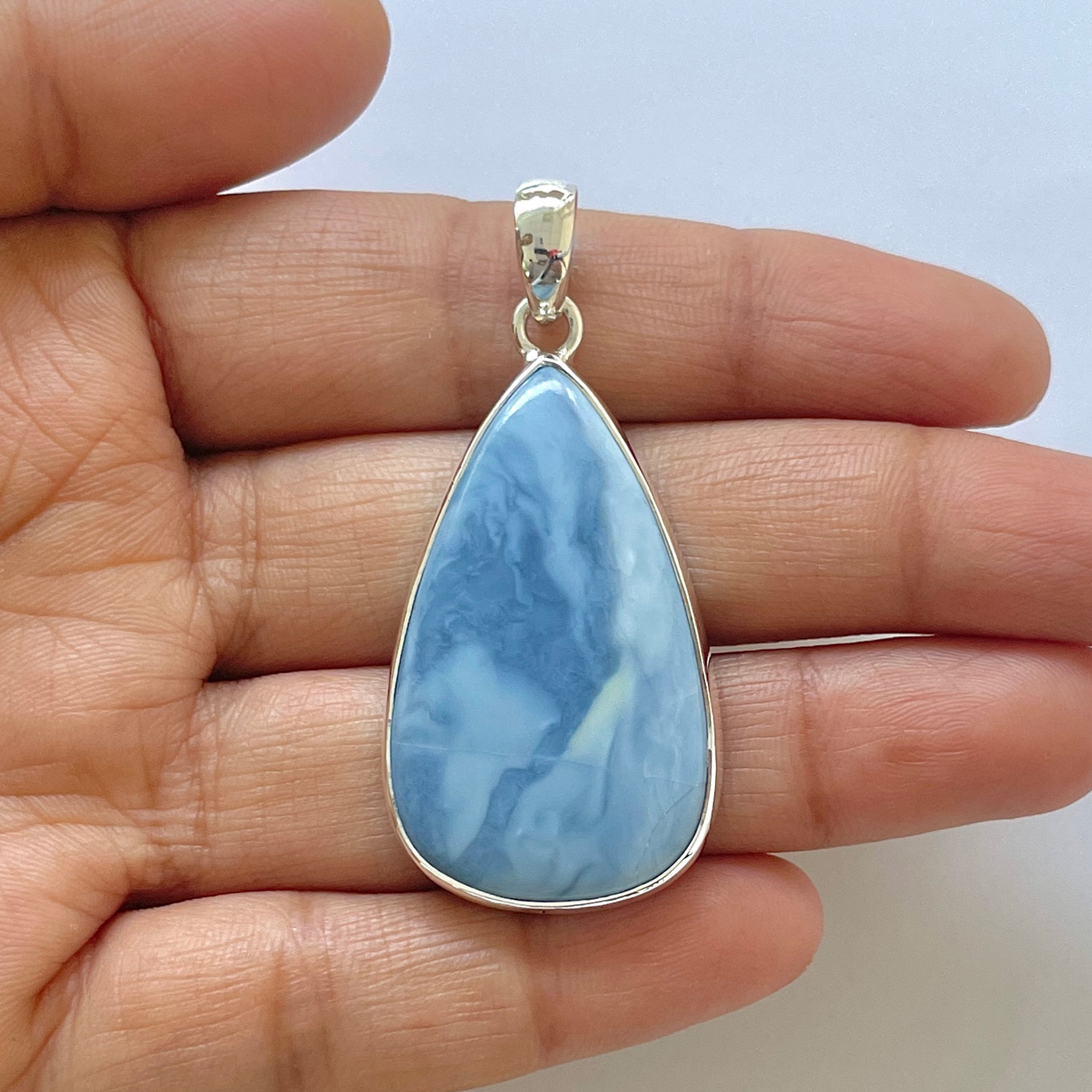 Blue Opal Pendant-(BLO-1-45)