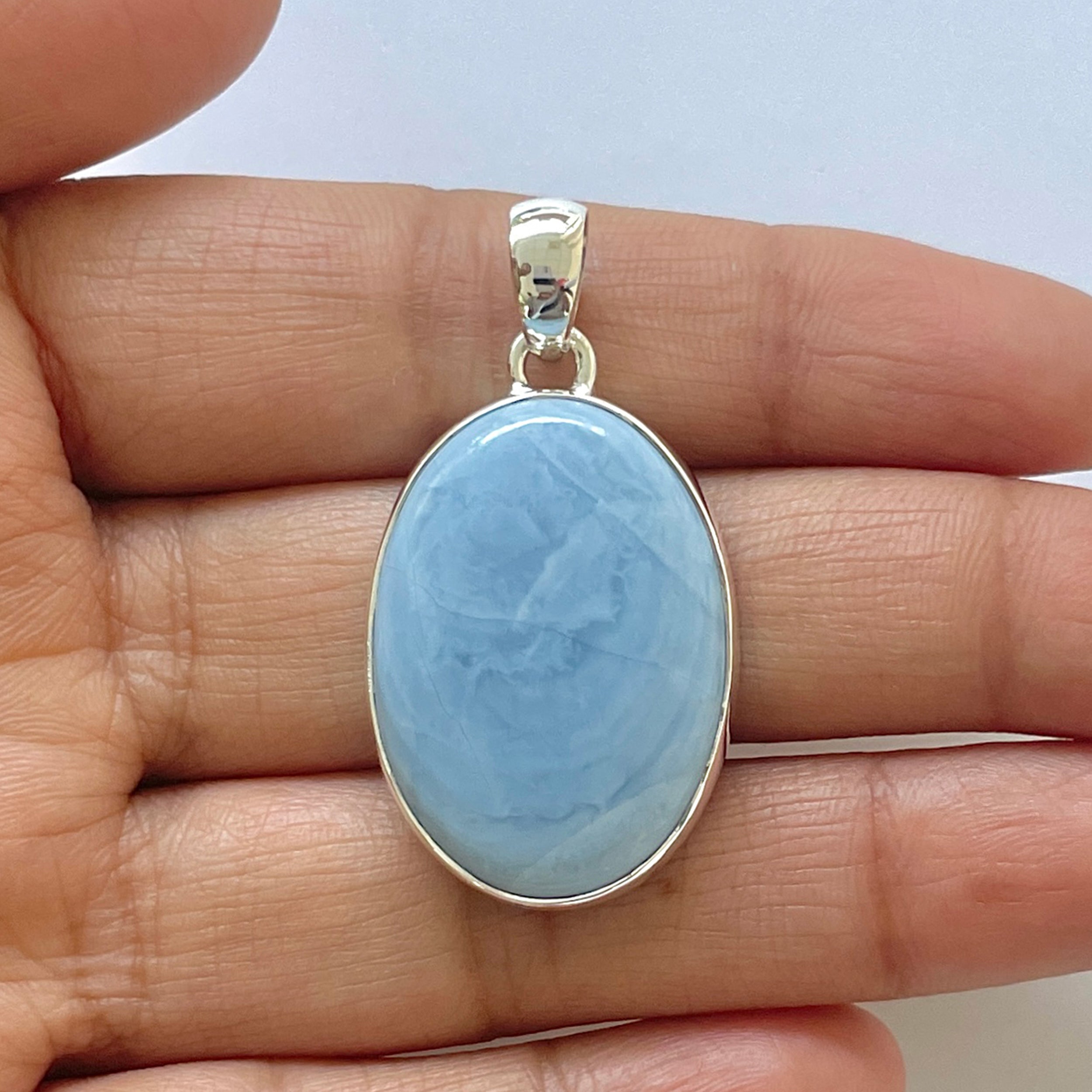 Blue Opal Pendant-(BLO-1-48)