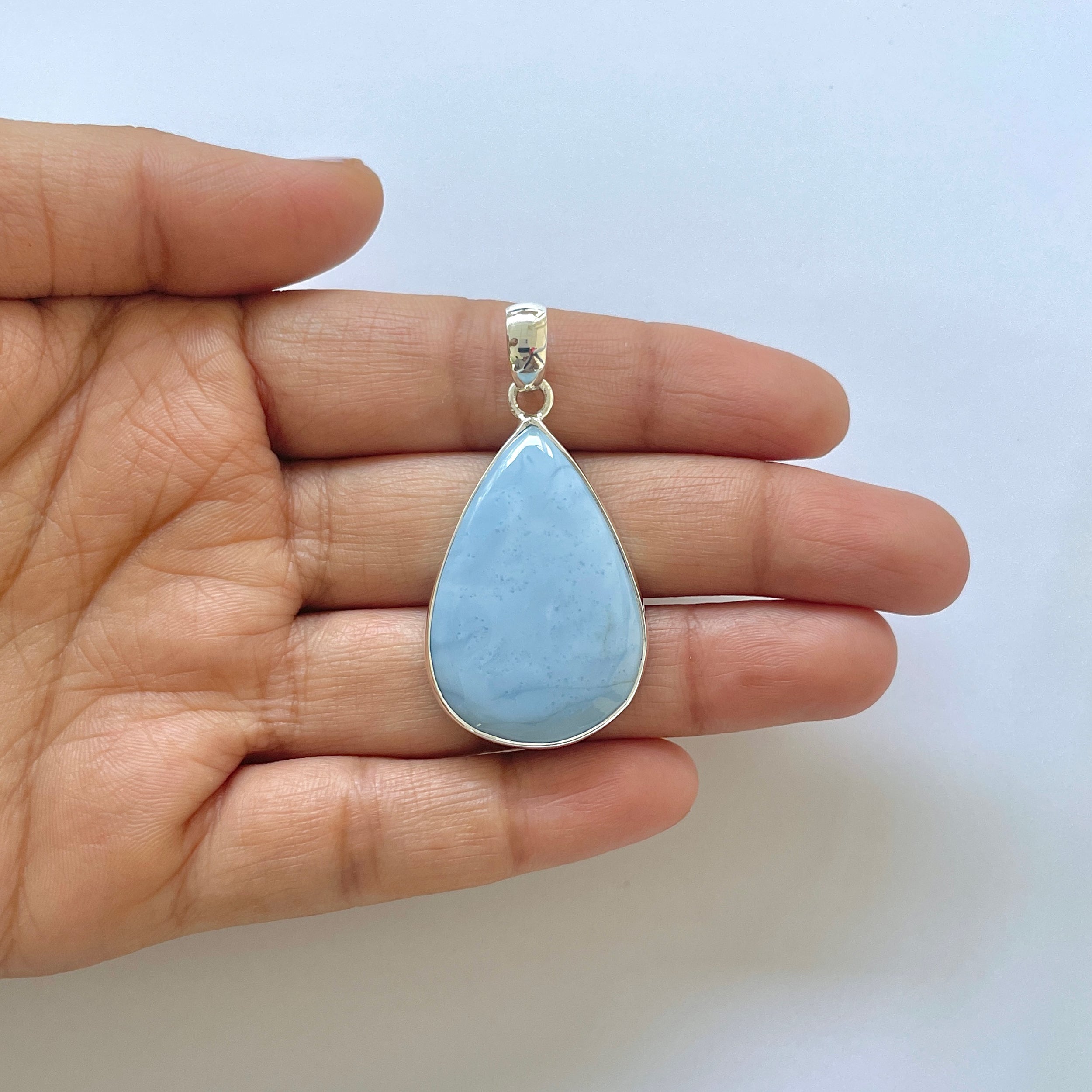 Blue Opal Pendant-(BLO-1-49)
