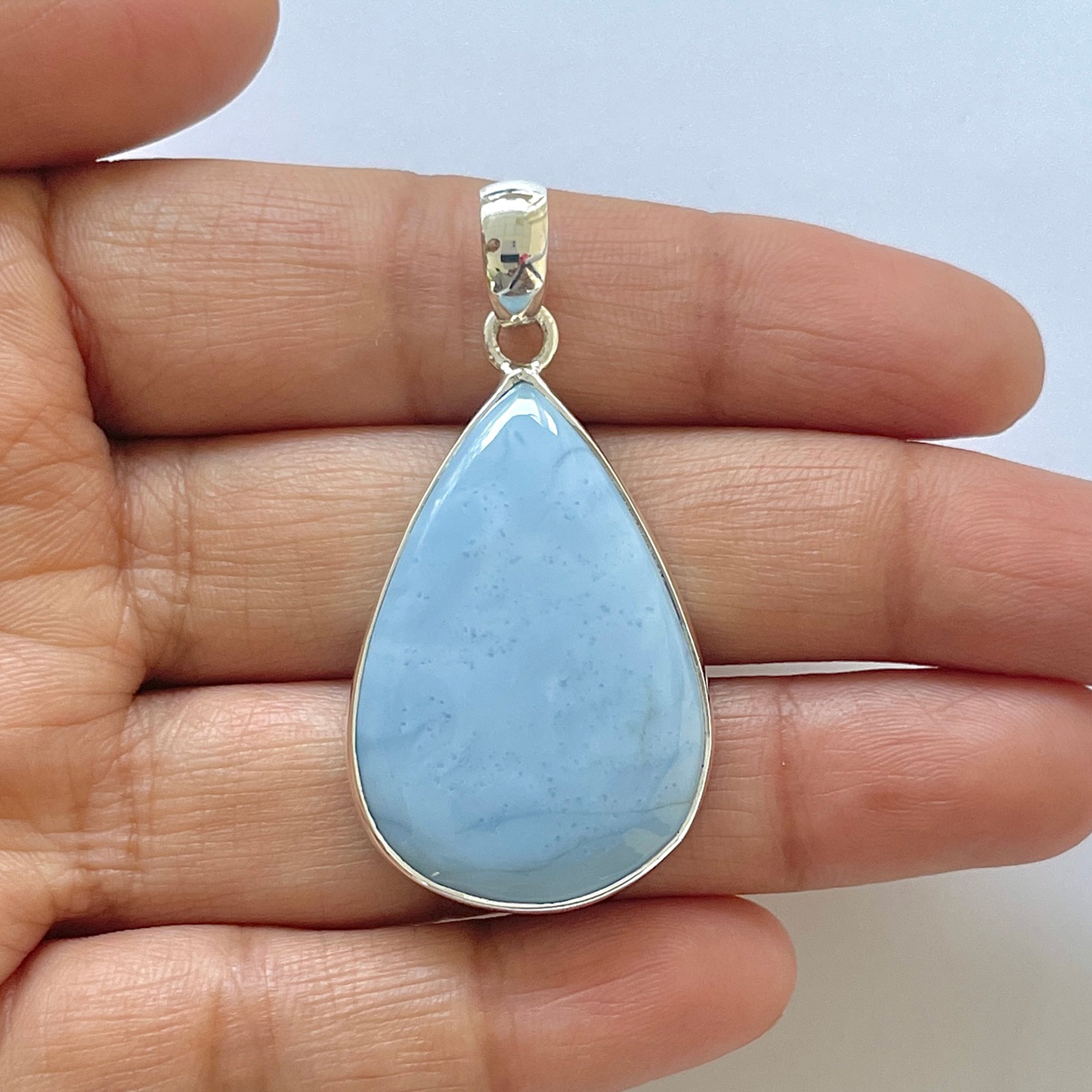 Blue Opal Pendant-(BLO-1-49)