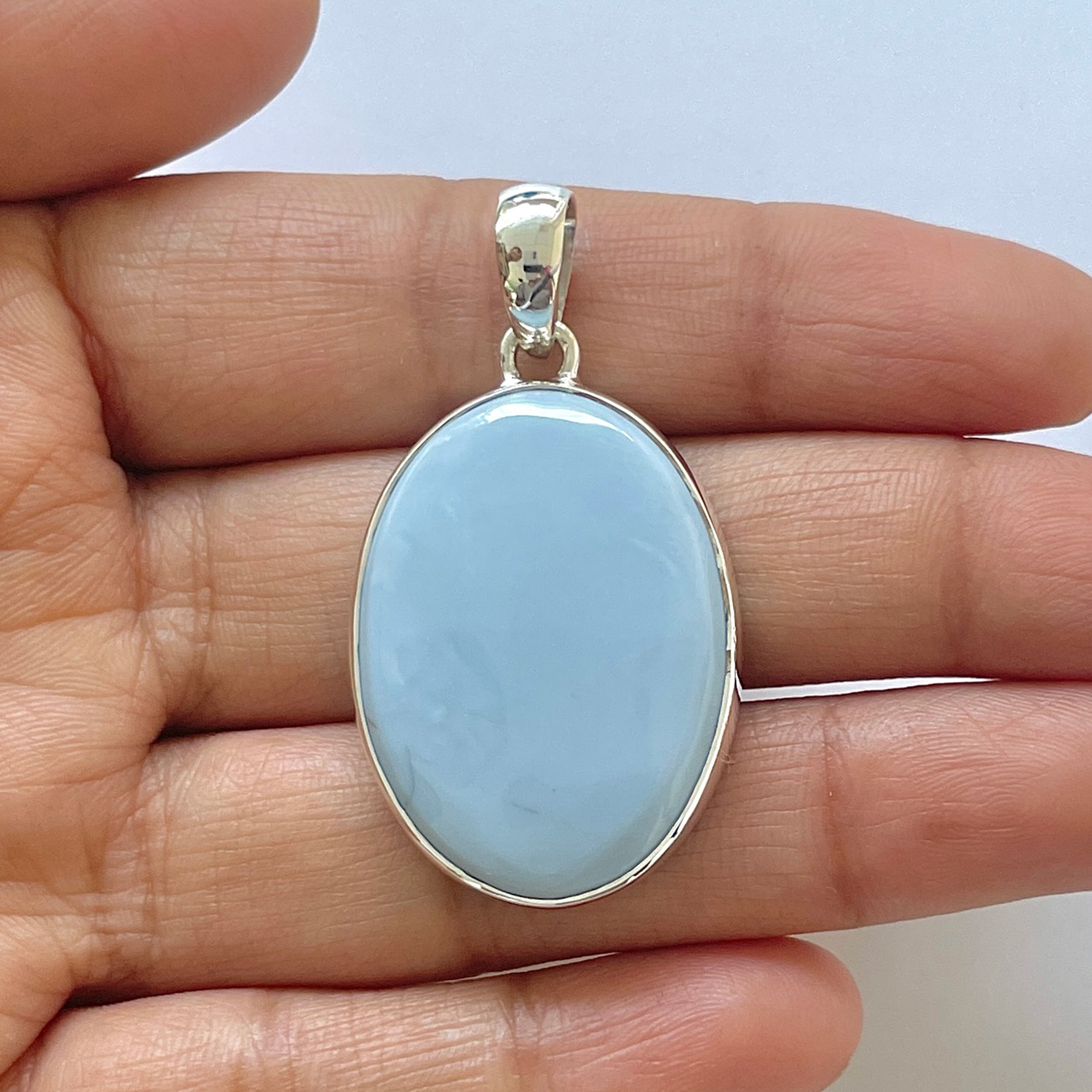 Blue Opal Pendant-(BLO-1-50)