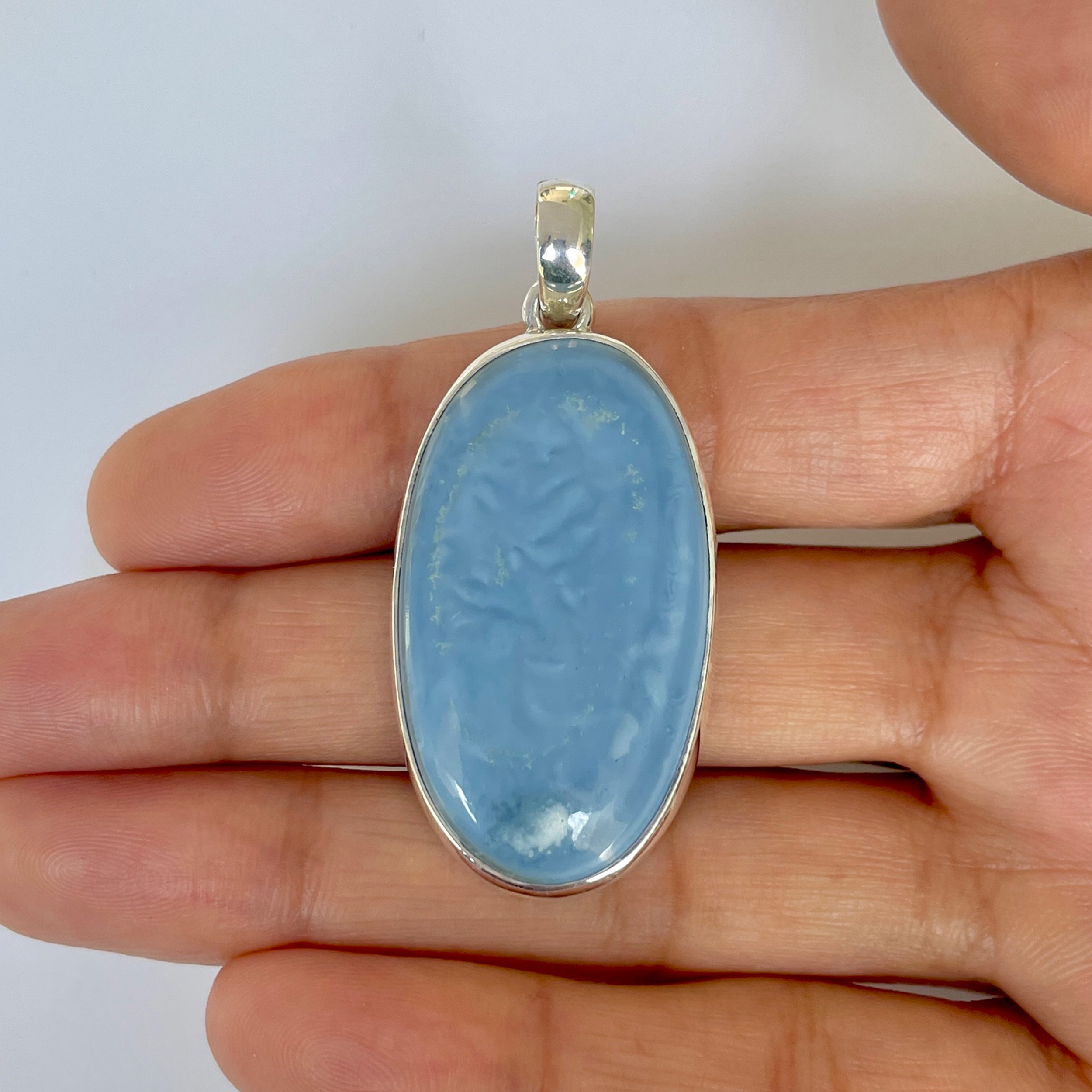 Blue Opal Pendant-(BLO-1-54)