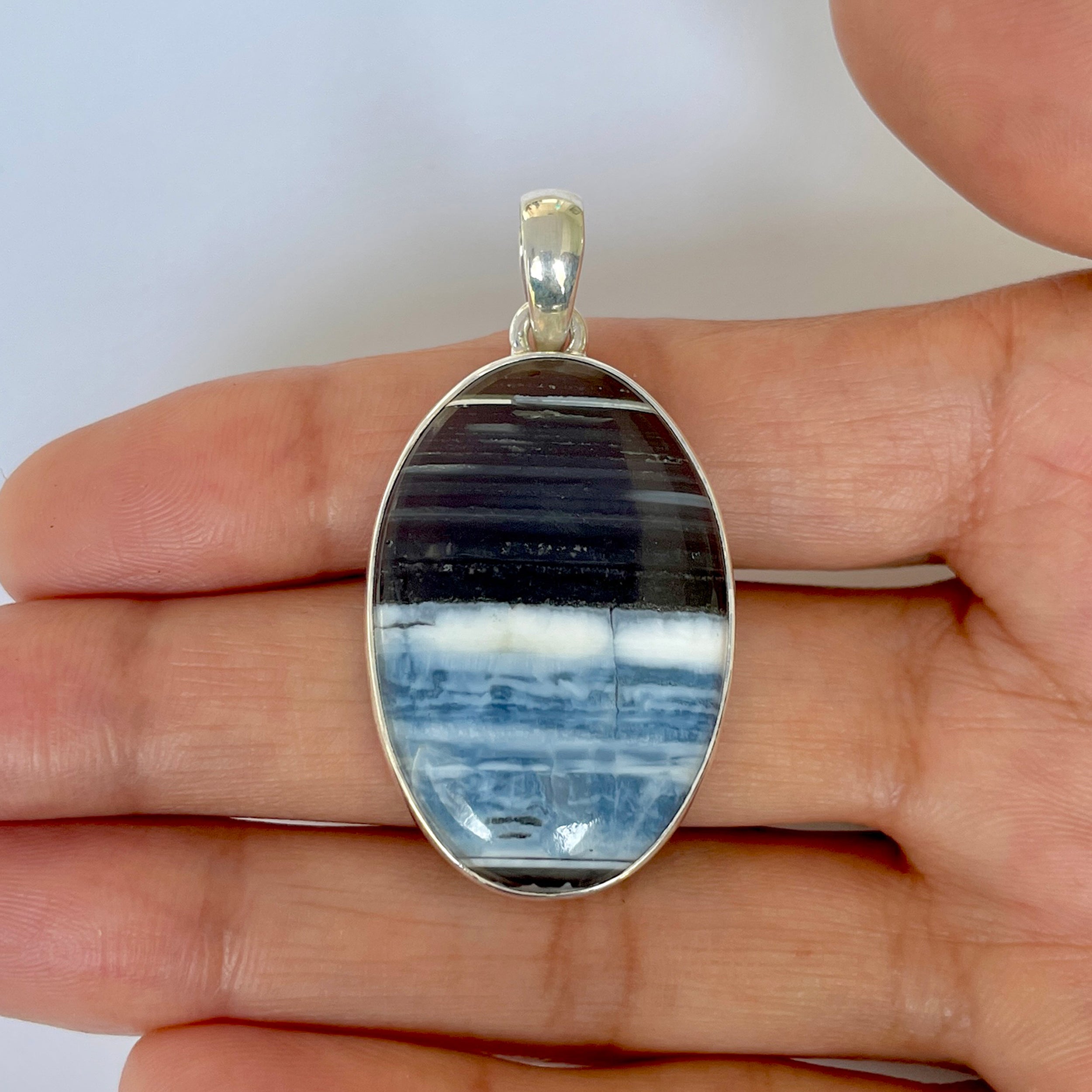 Blue Opal Pendant-(BLO-1-56)