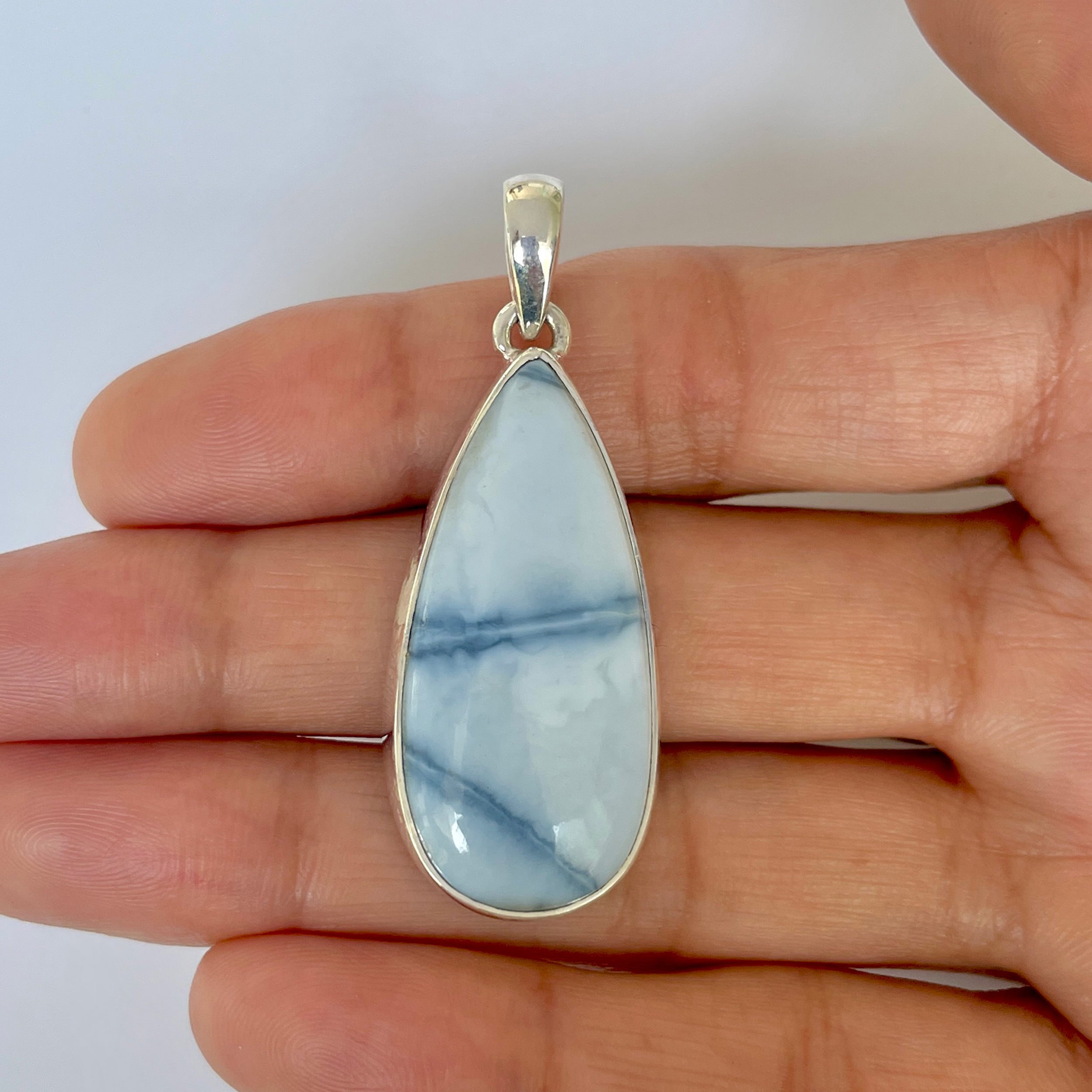 Blue Opal Pendant-(BLO-1-59)