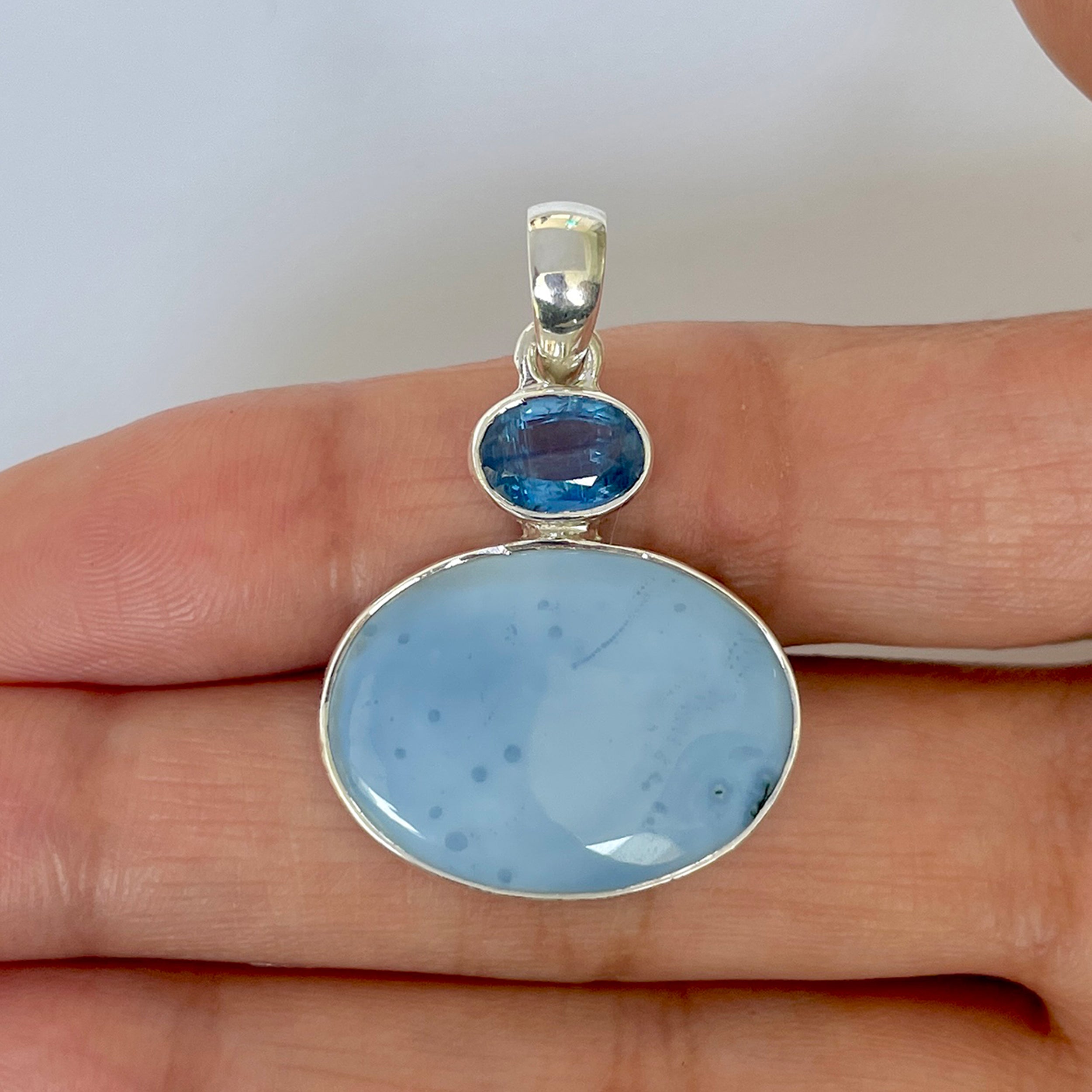 Blue Opal Pendant-(BLO-1-60)