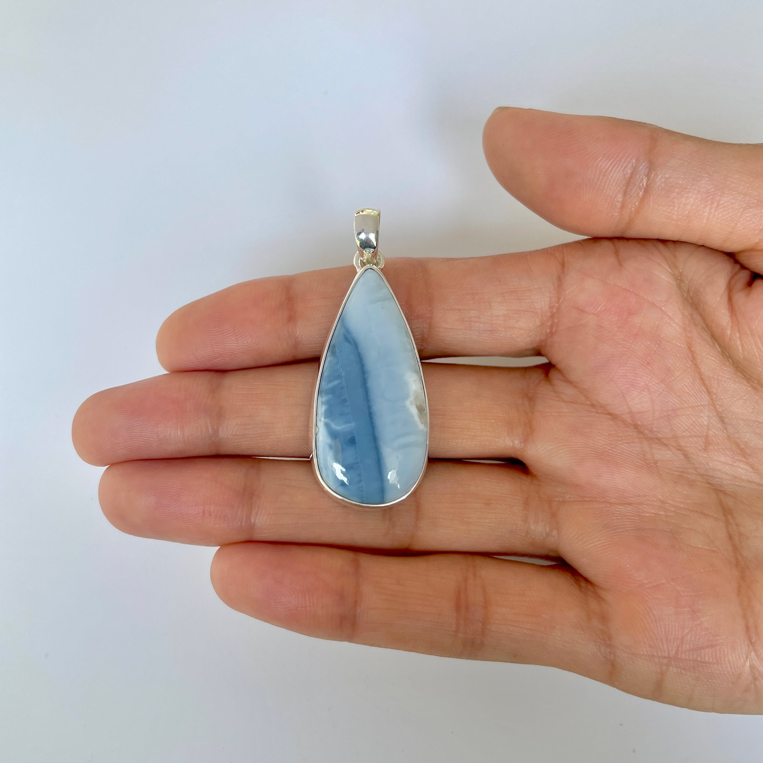 Blue Opal Pendant-(BLO-1-61)