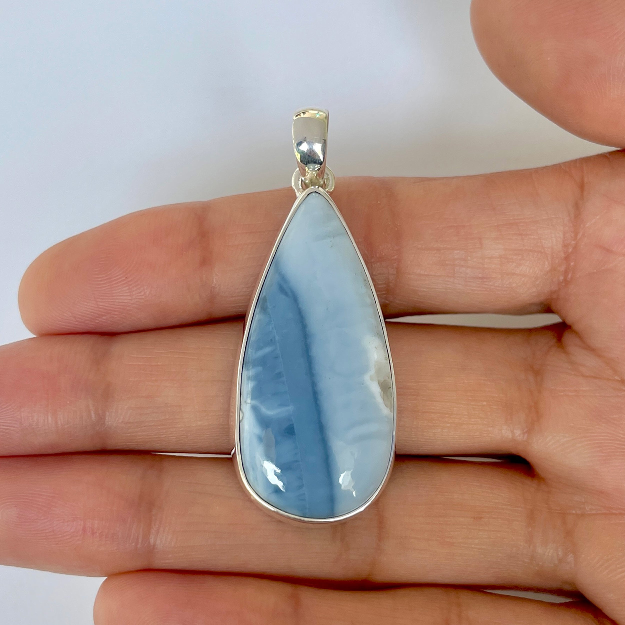 Blue Opal Pendant-(BLO-1-61)
