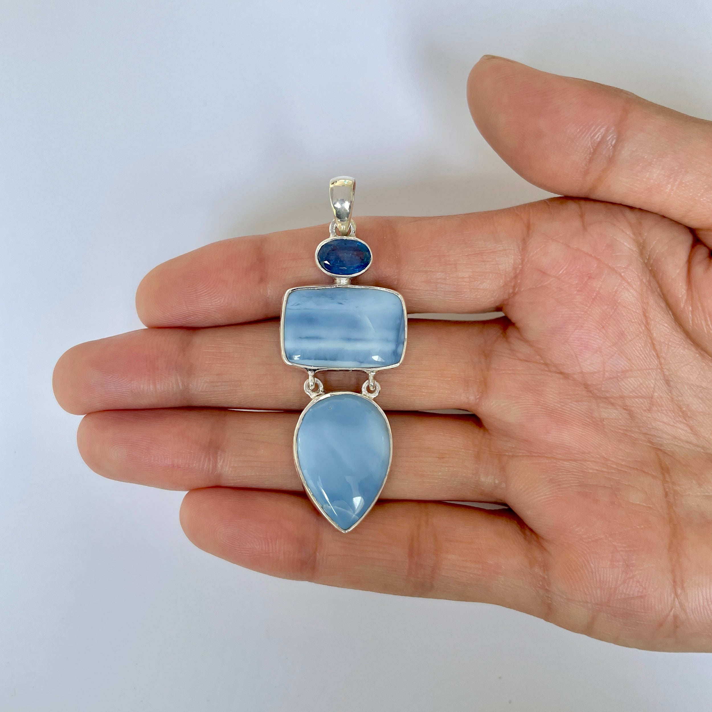 Blue Opal Pendant-(BLO-1-63)