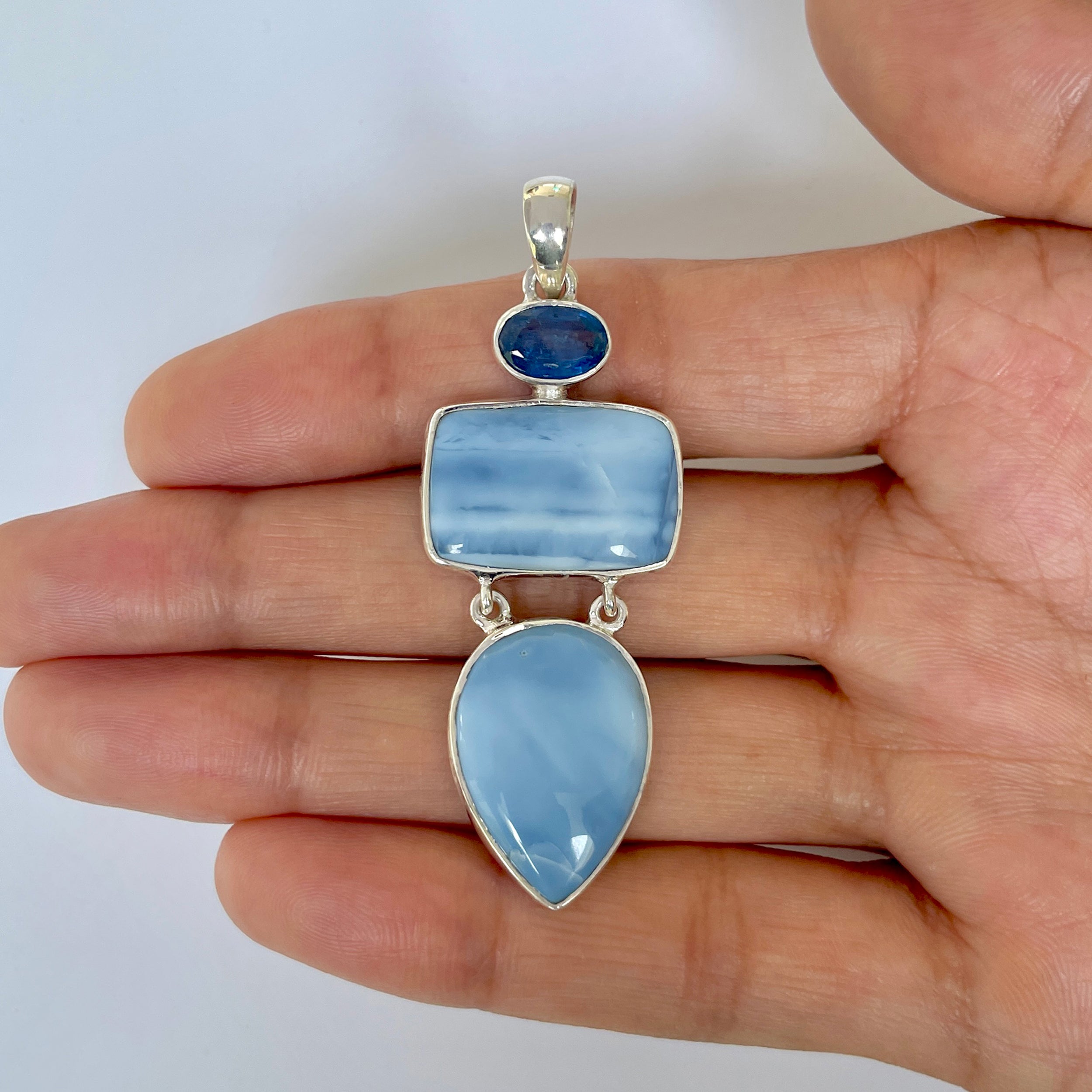 Blue Opal Pendant-(BLO-1-63)