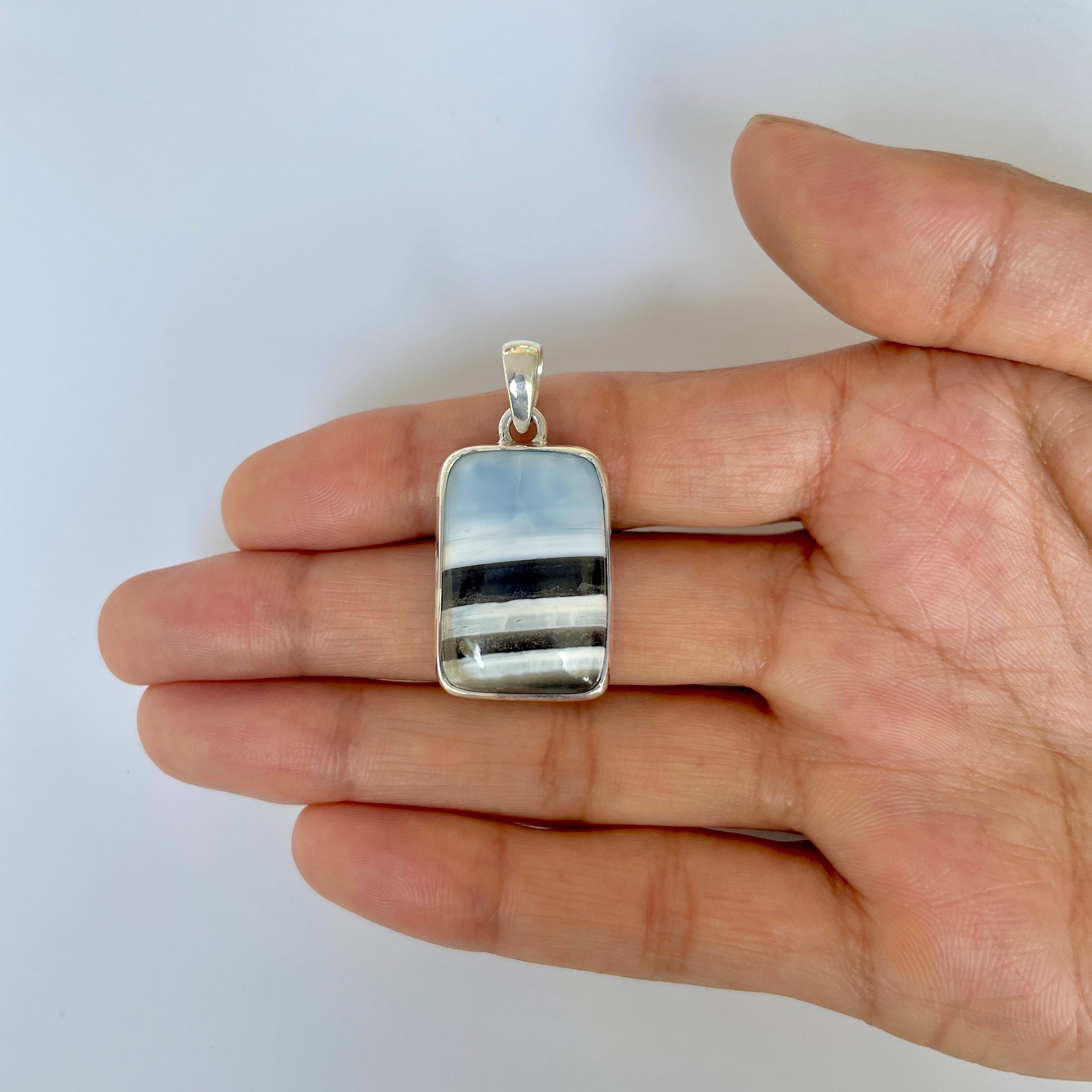 Blue Opal Pendant-(BLO-1-65)