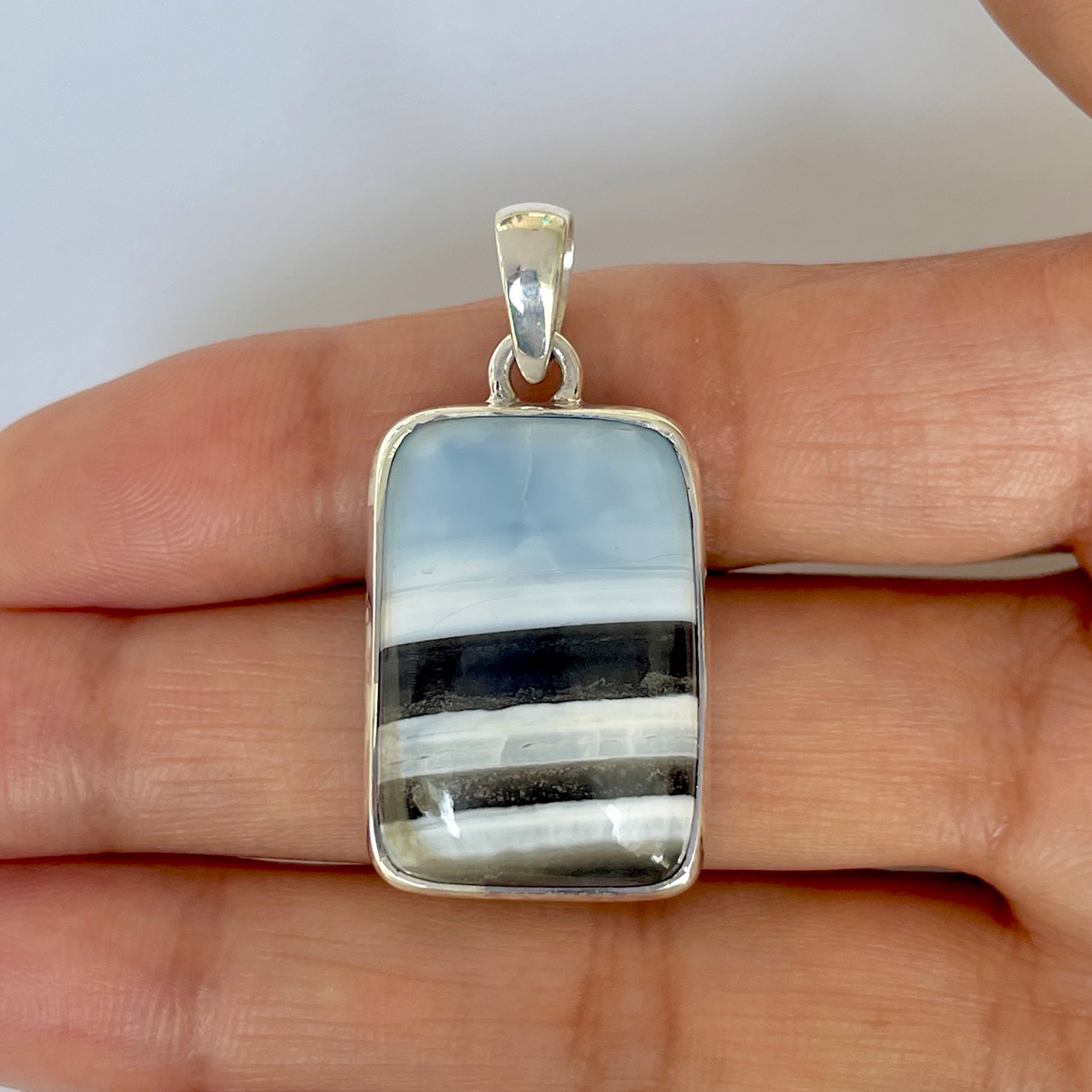 Blue Opal Pendant-(BLO-1-65)