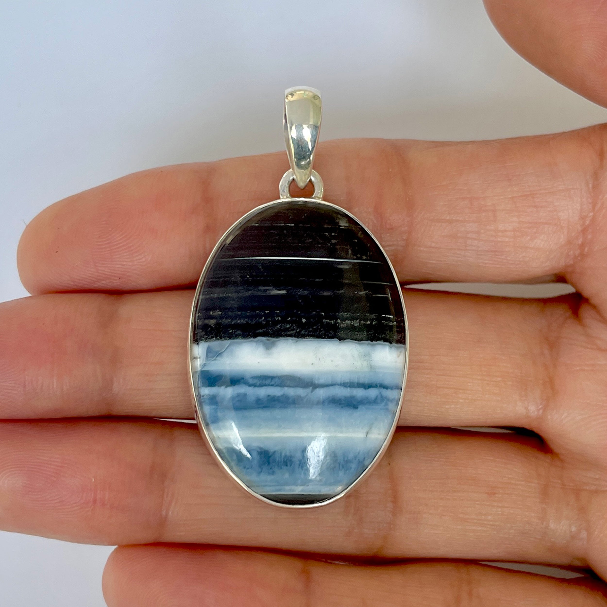 Blue Opal Pendant-(BLO-1-67)