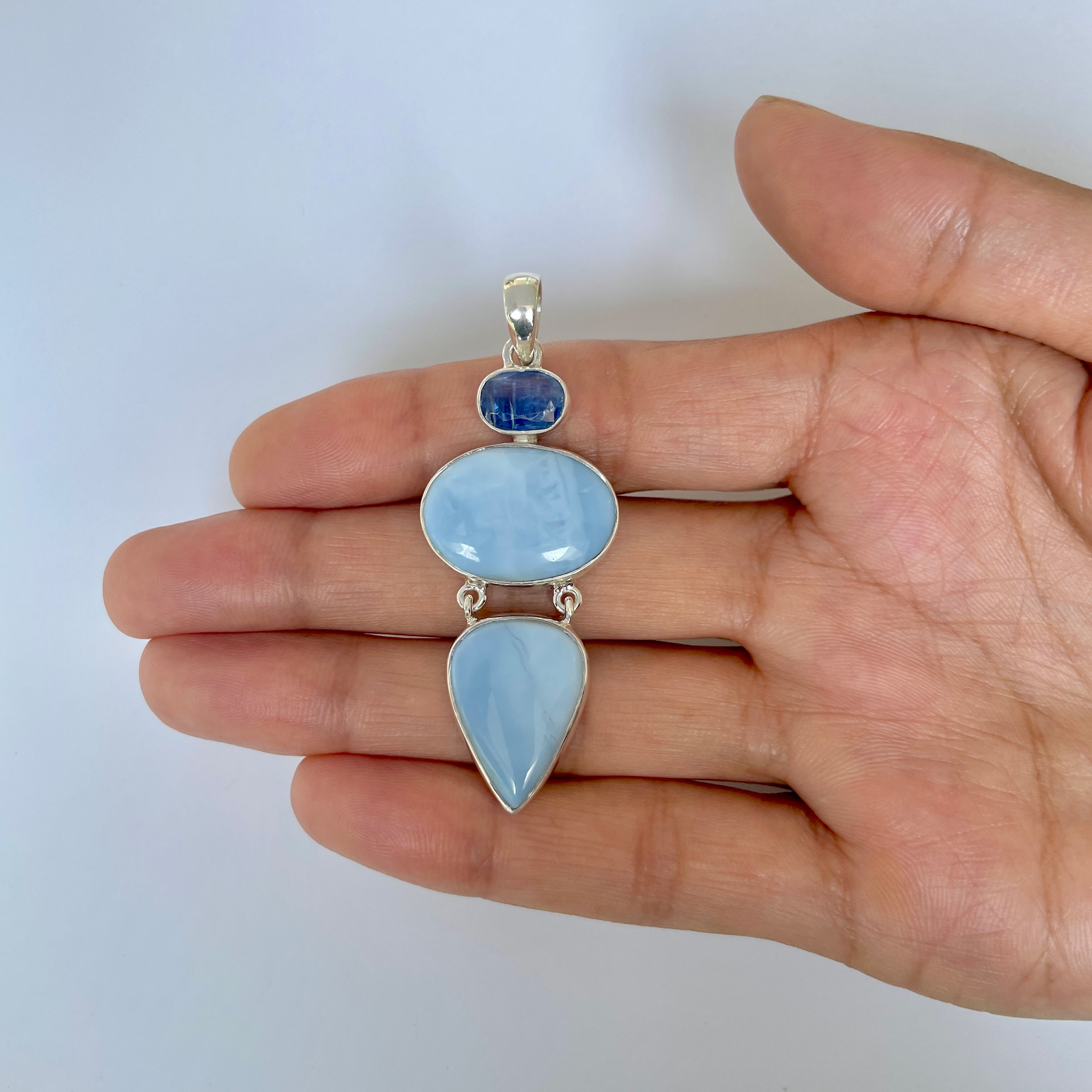 Blue Opal Pendant-(BLO-1-68)
