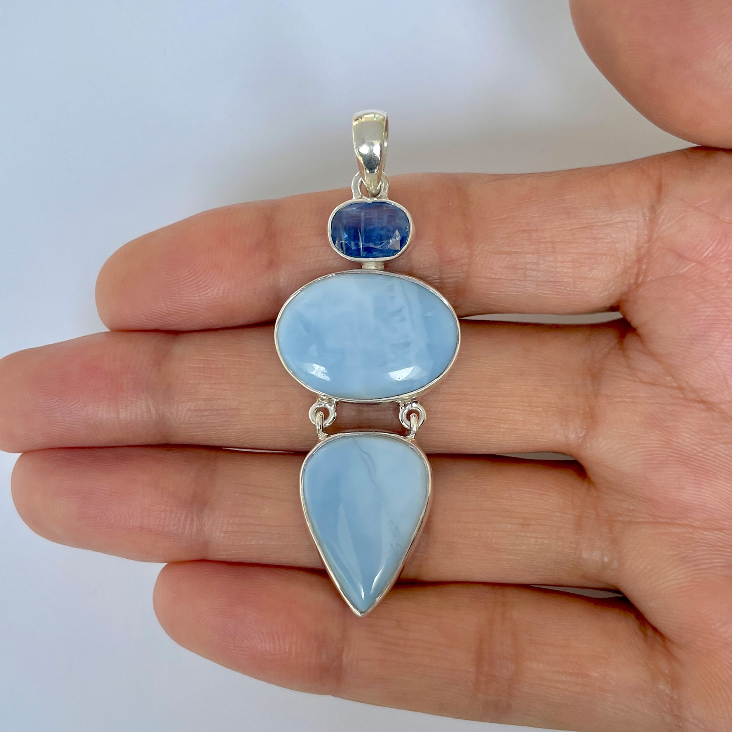 Blue Opal Pendant-(BLO-1-68)