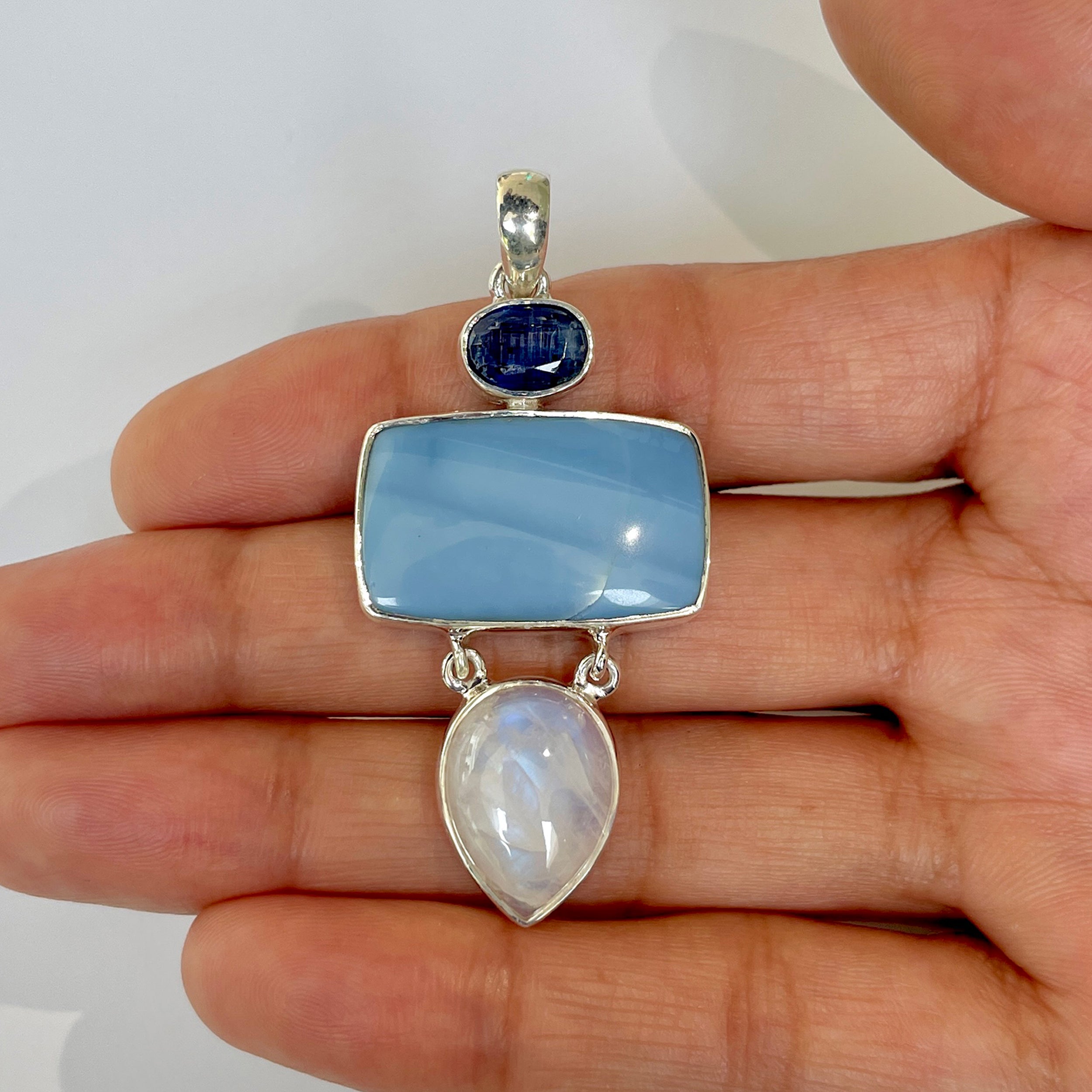Blue Opal Pendant-(BLO-1-70)