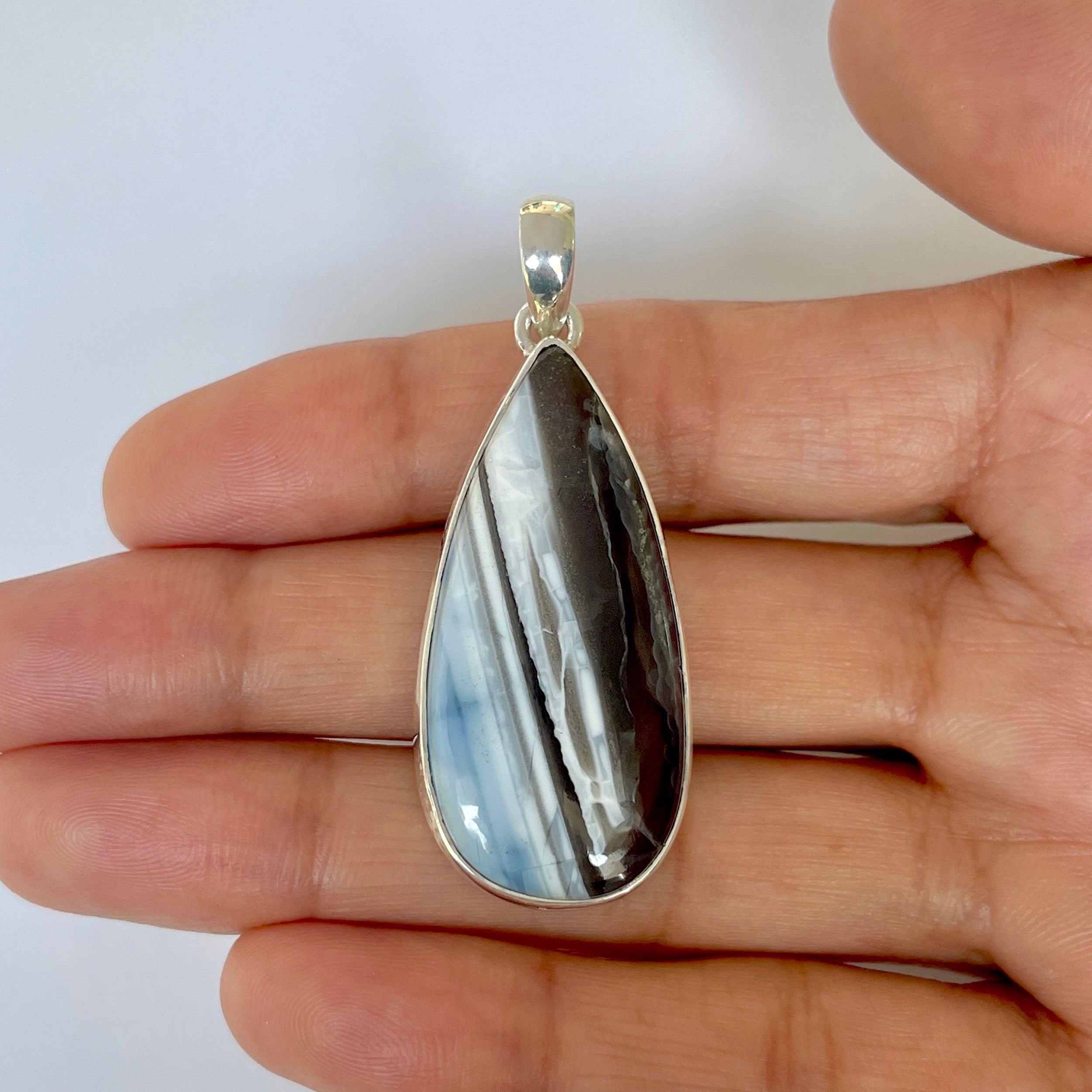 Blue Opal Pendant-(BLO-1-72)