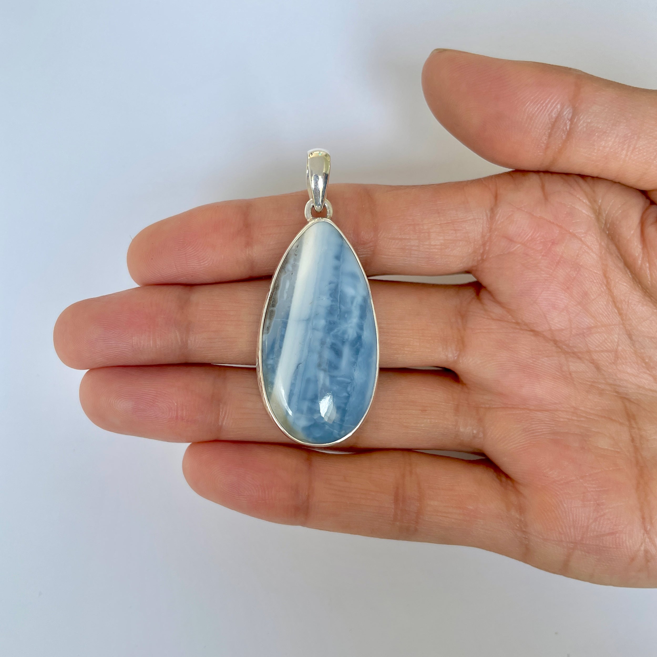Blue Opal Pendant-(BLO-1-73)