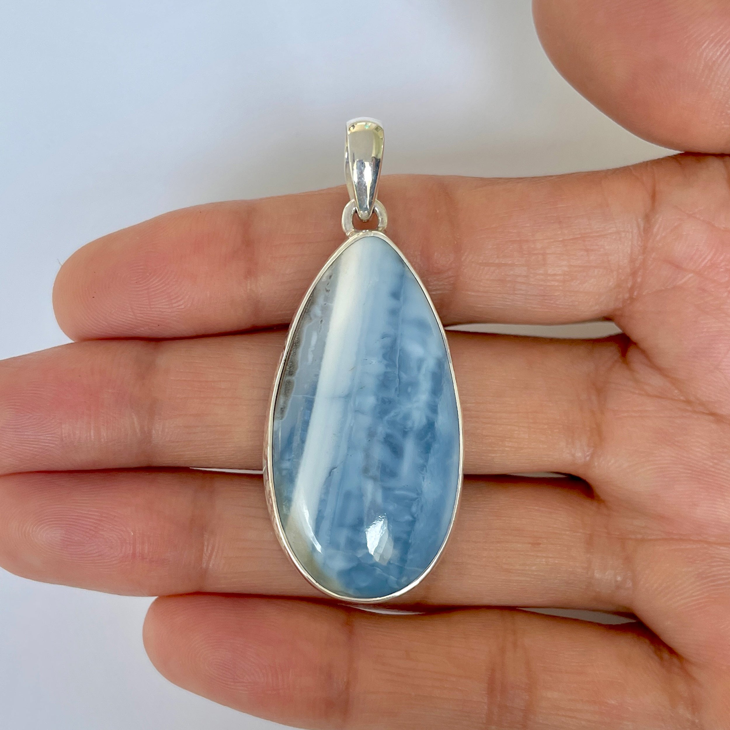 Blue Opal Pendant-(BLO-1-73)