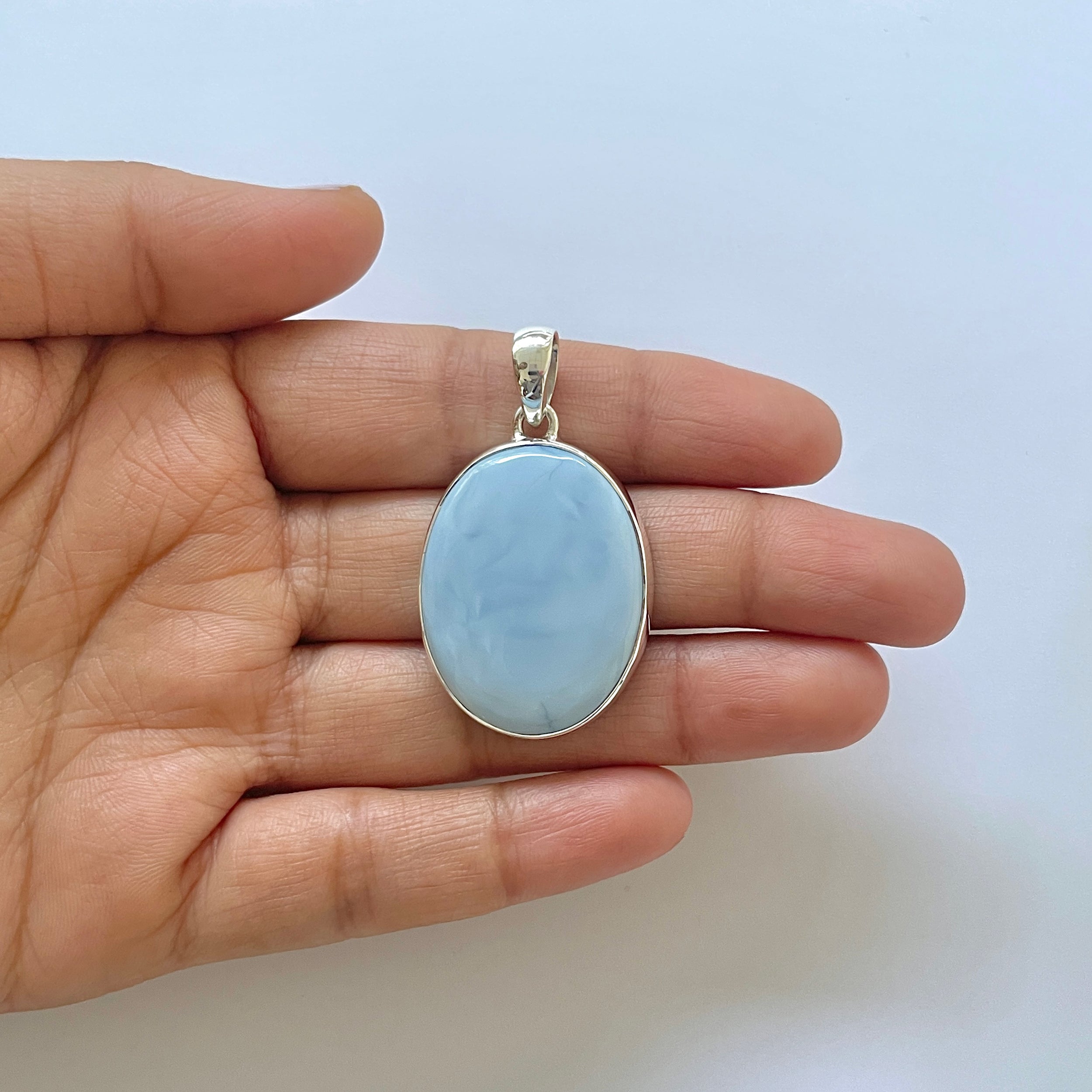 Blue Opal Pendant-(BLO-1-9)