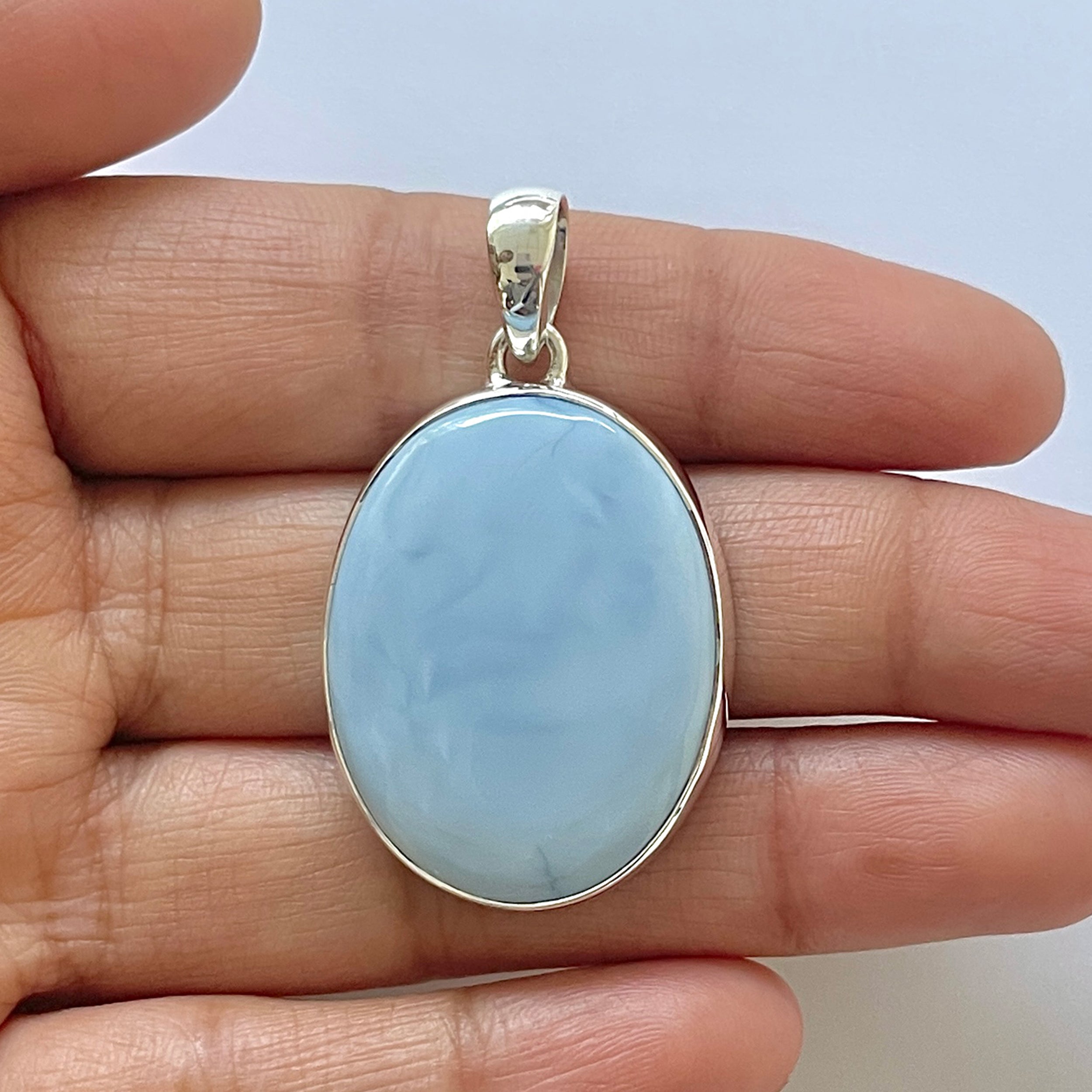 Blue Opal Pendant-(BLO-1-9)