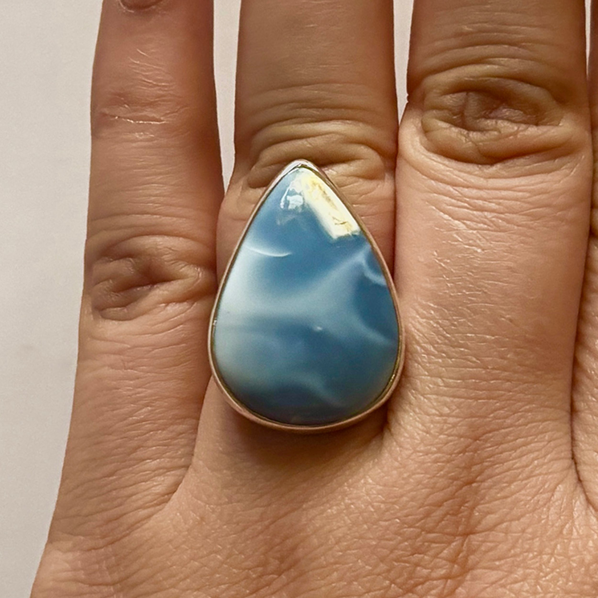 Blue Opal Ring-(BLO-2-15)