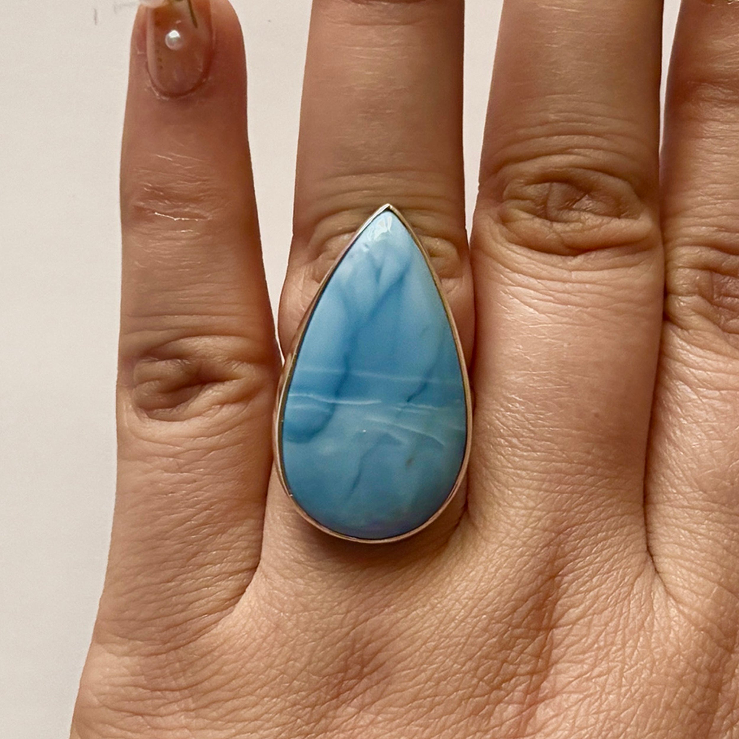 Blue Opal Ring-(BLO-2-19)