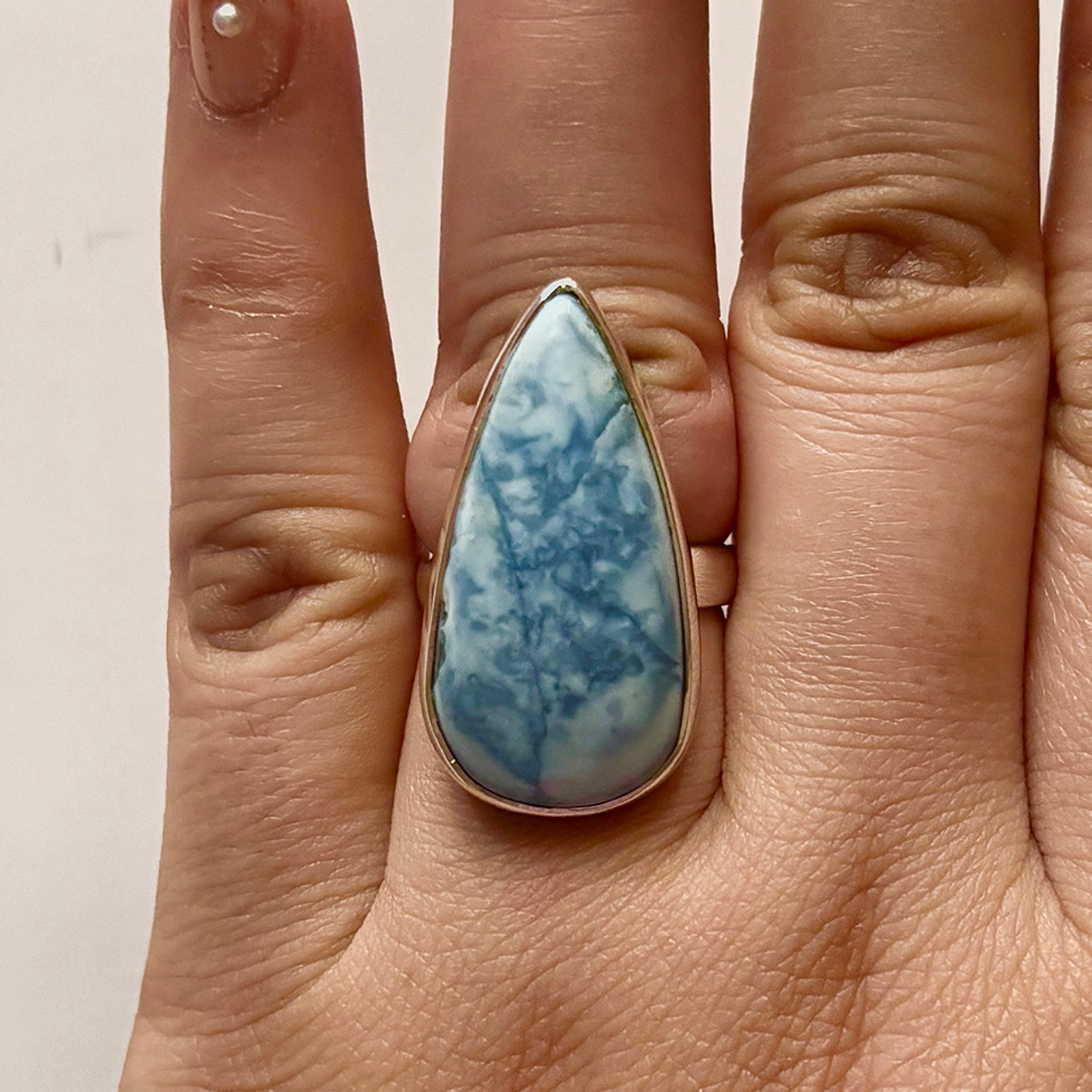 Blue Opal Ring-(BLO-2-4)