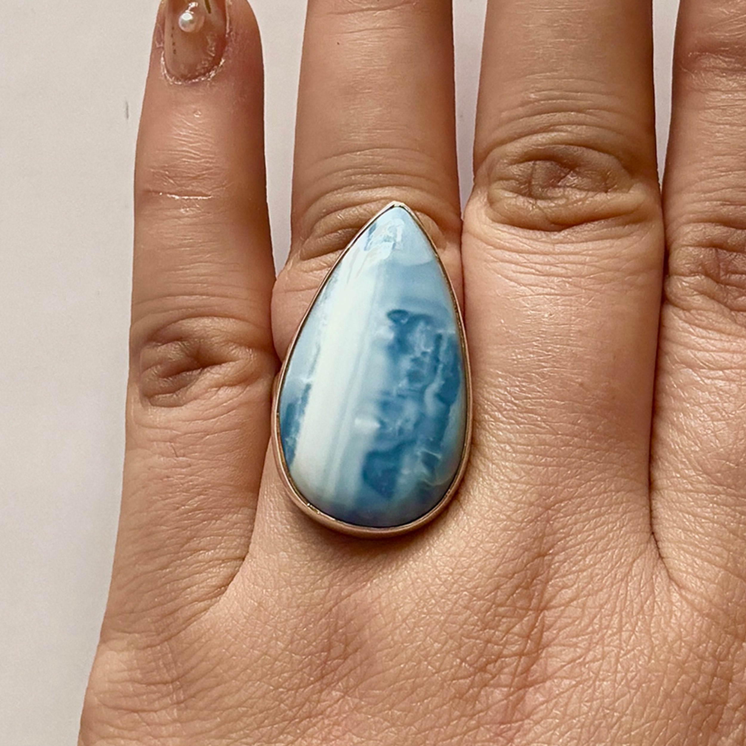 Blue Opal Ring-(BLO-2-5)
