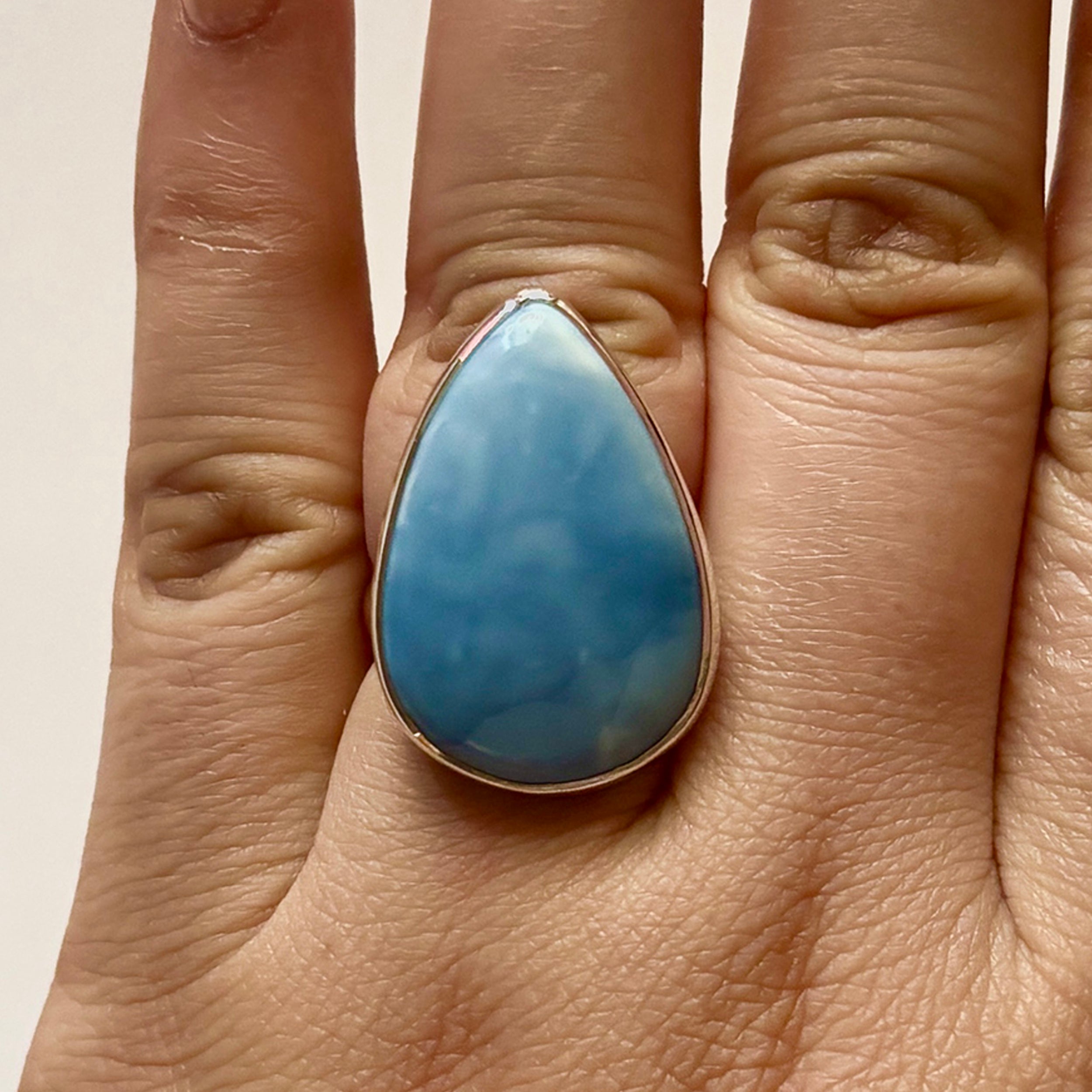 Blue Opal Ring-(BLO-2-9)