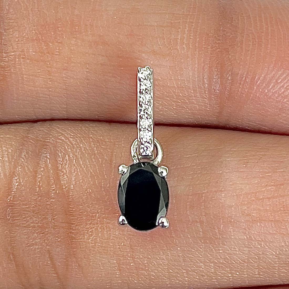 Black Tourmaline Pendant-(BLS-RDP-915)