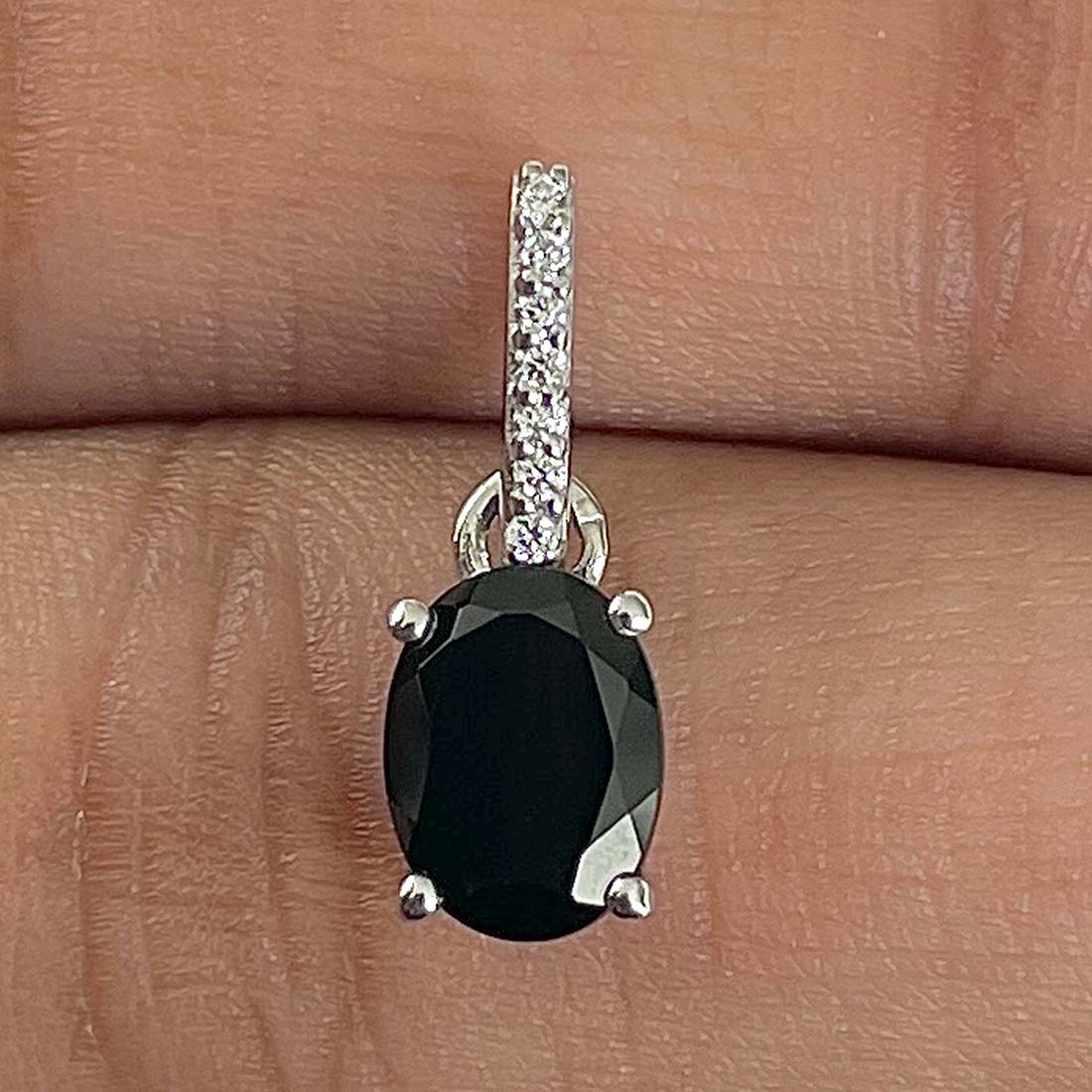 Black Tourmaline Pendant-(BLS-RDP-920)