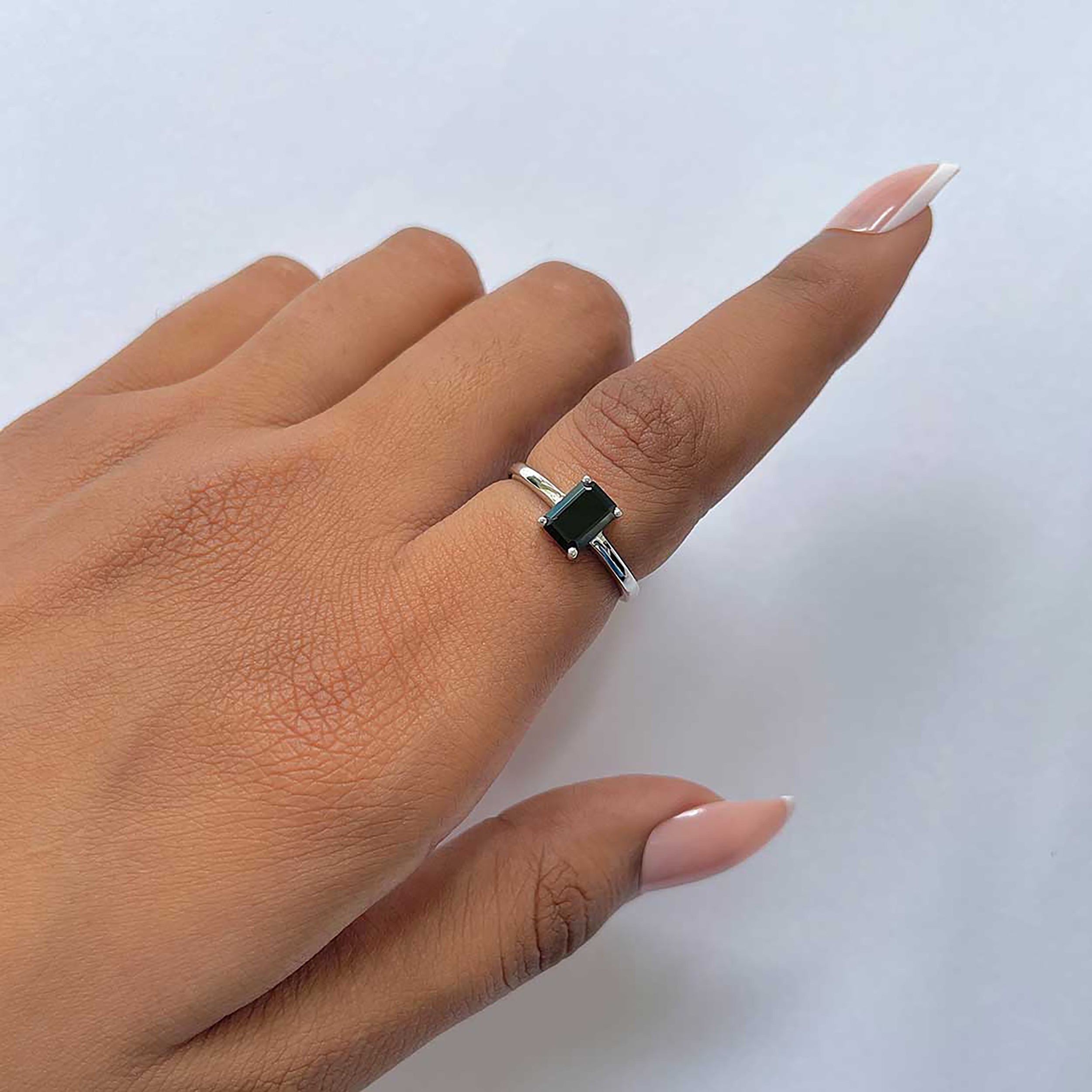 Black Tourmaline Ring-(BLS-RDR-241.)
