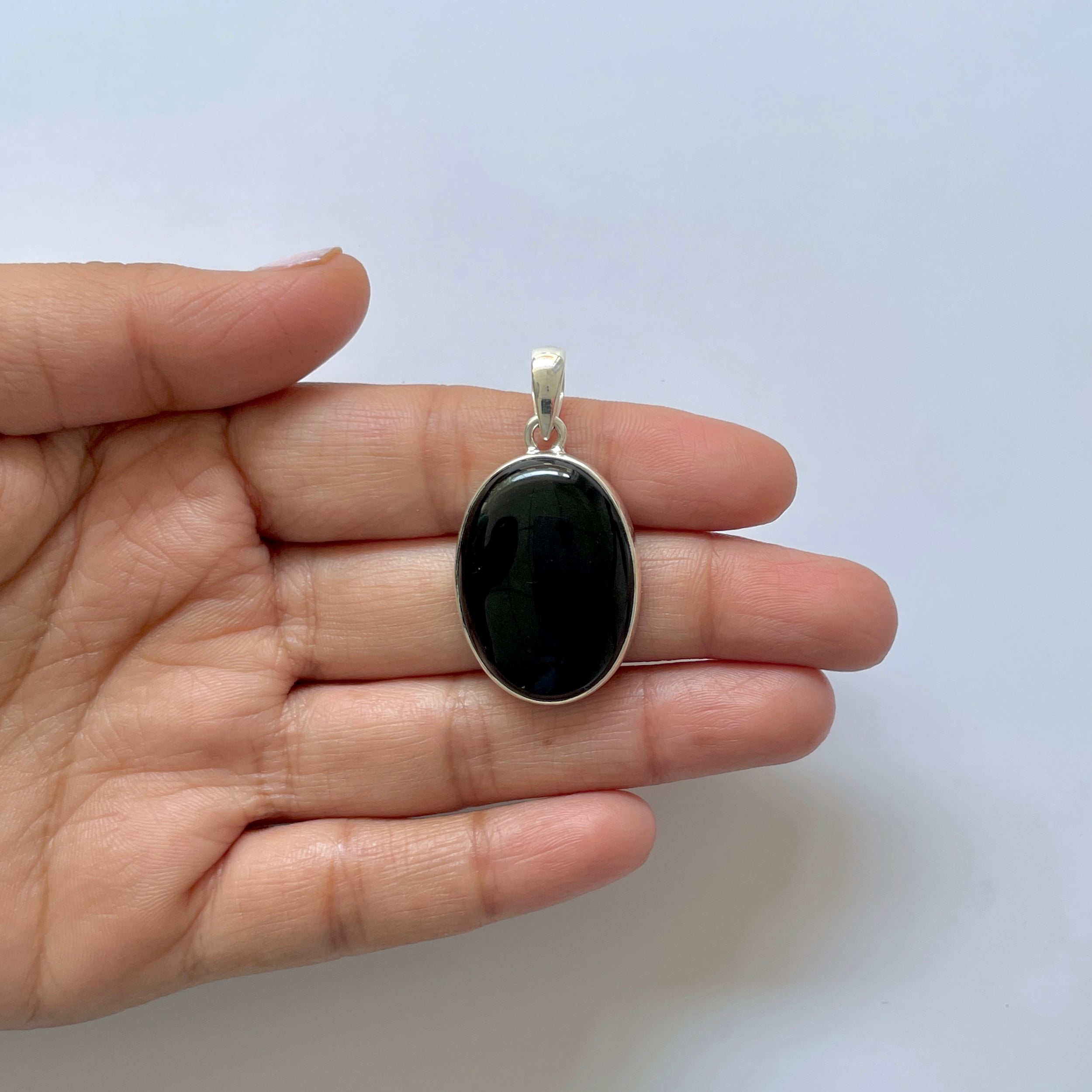 Black Onyx Pendant-(BOX-1-1)