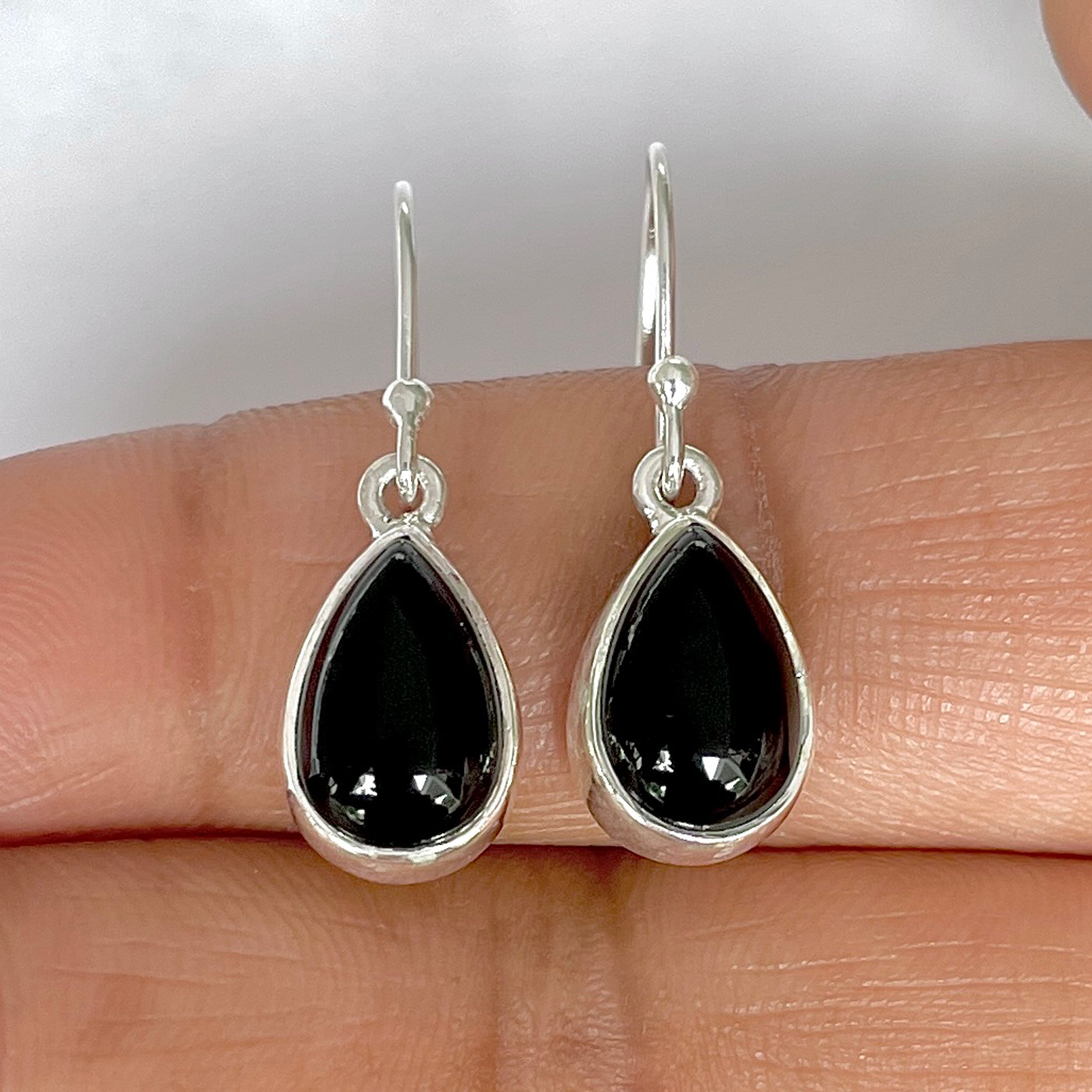 Black Onyx Earring-(BOX-3-49)