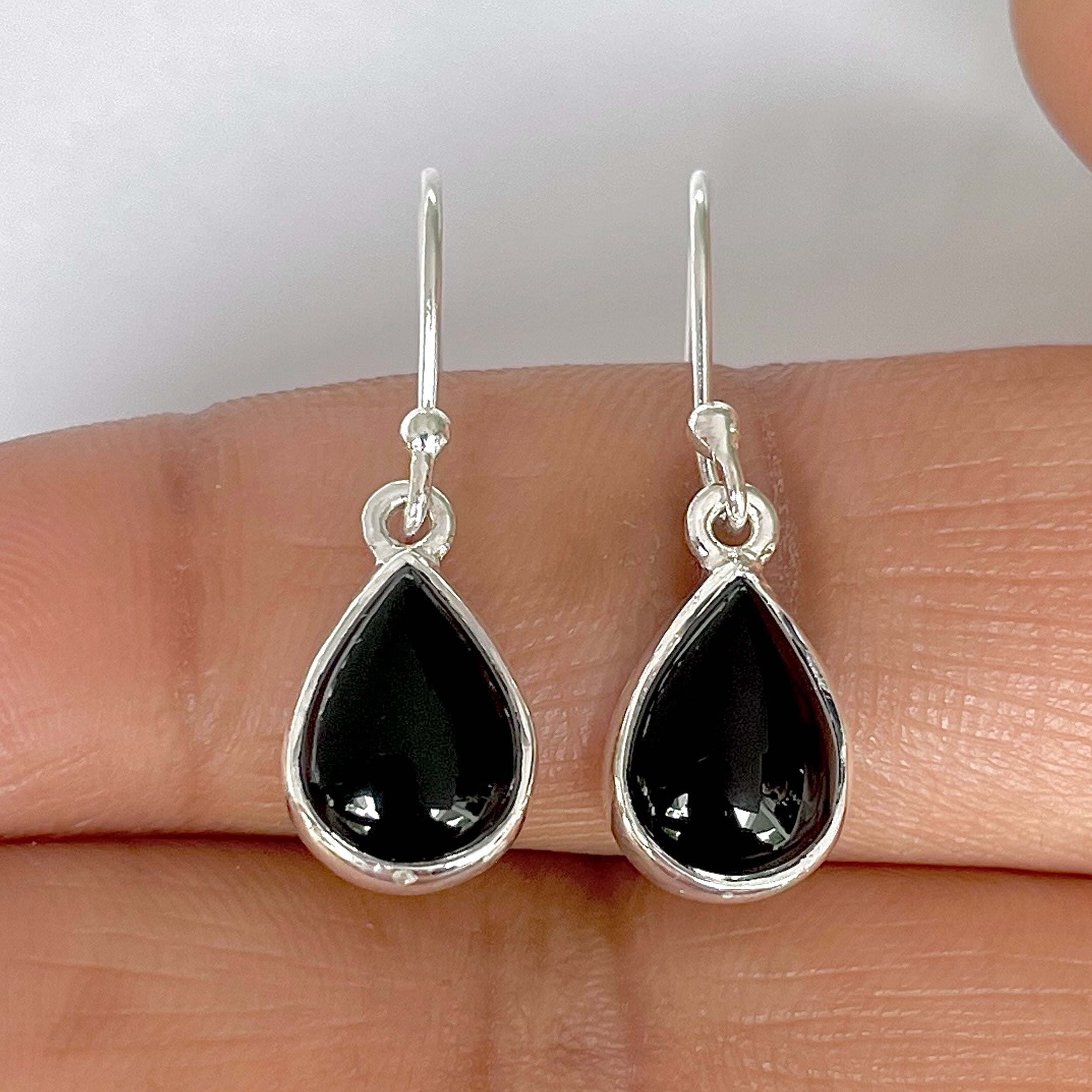 Black Onyx Earring-(BOX-3-52)
