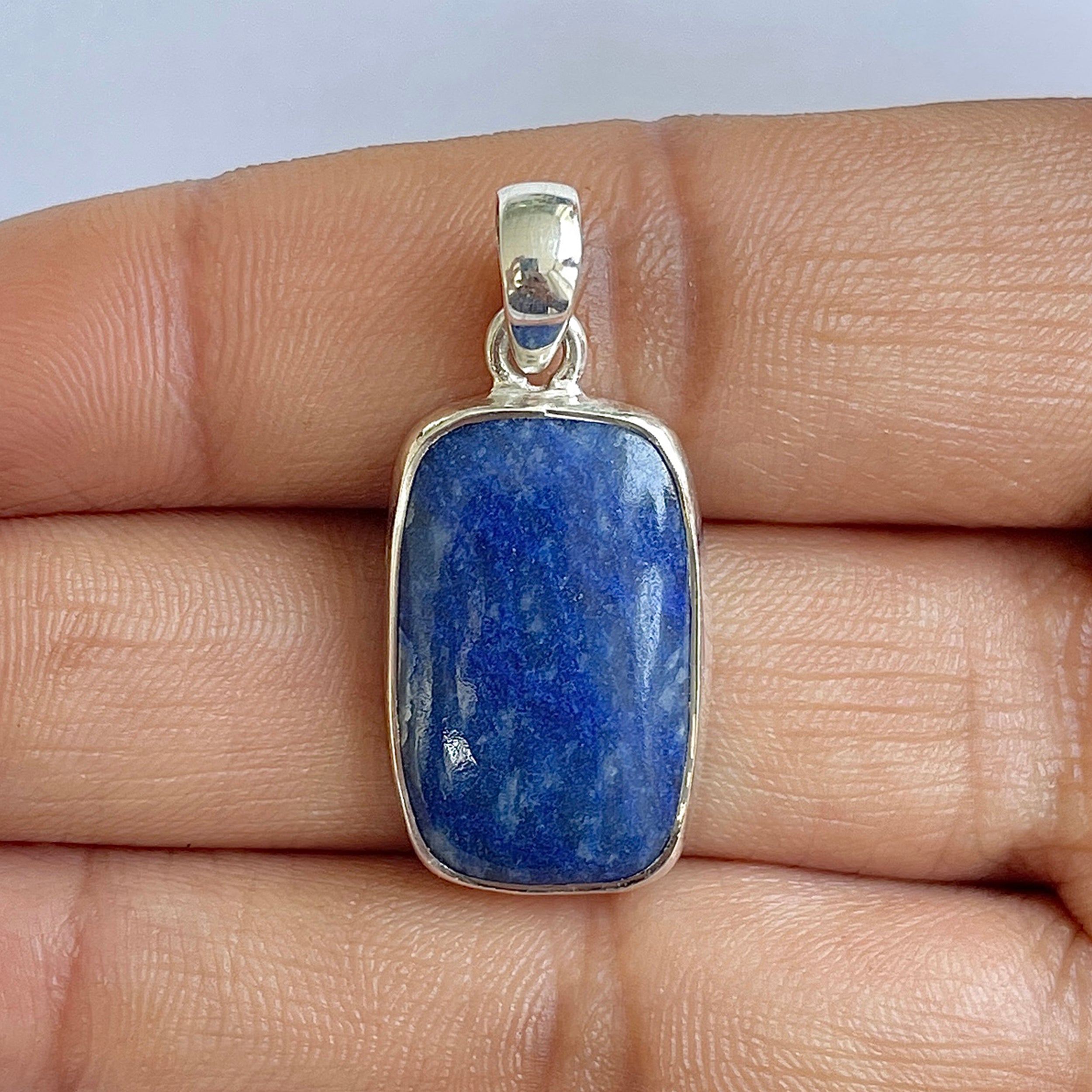 Blue Quartz Pendant-(BQZ-1-13)