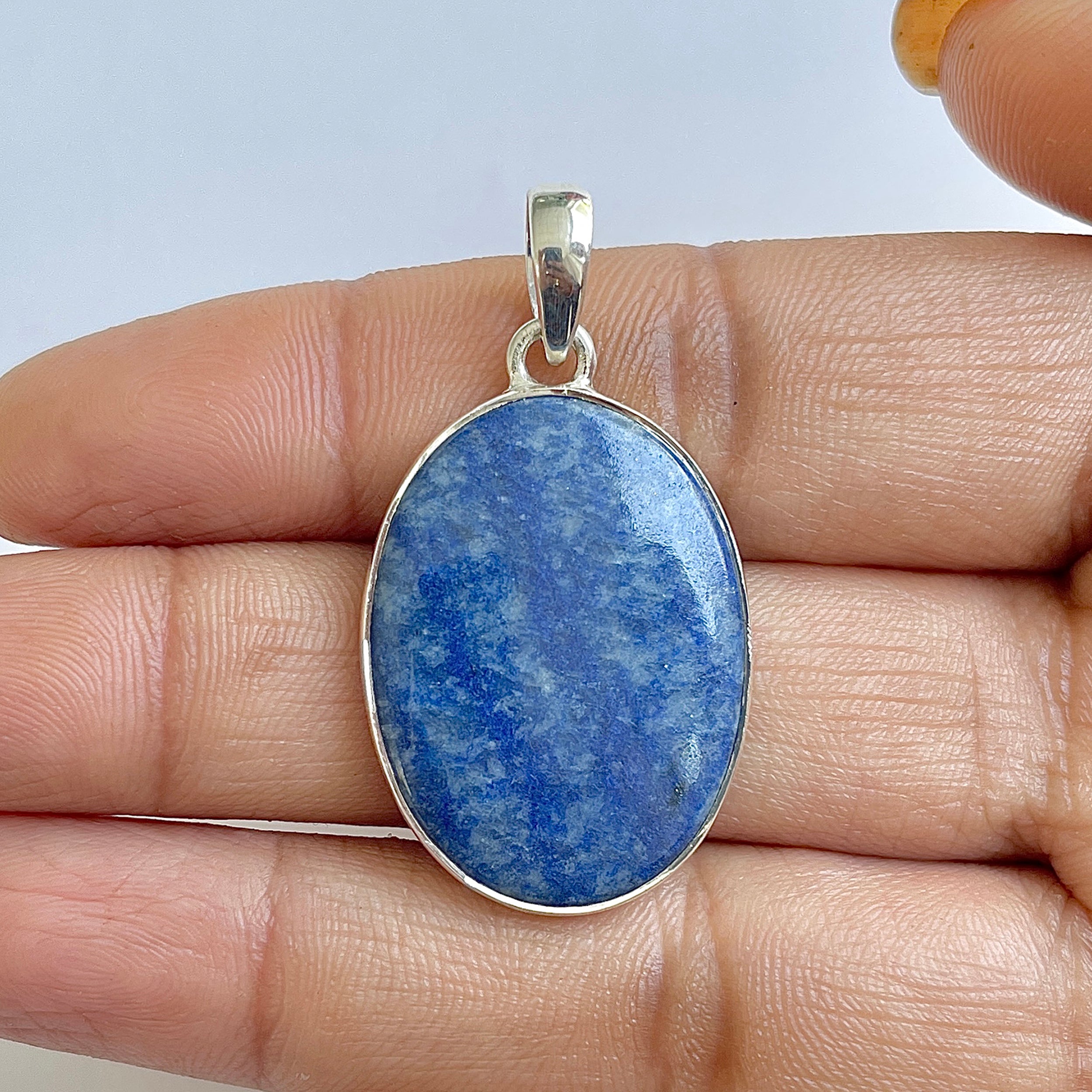 Blue Quartz Pendant-(BQZ-1-15)